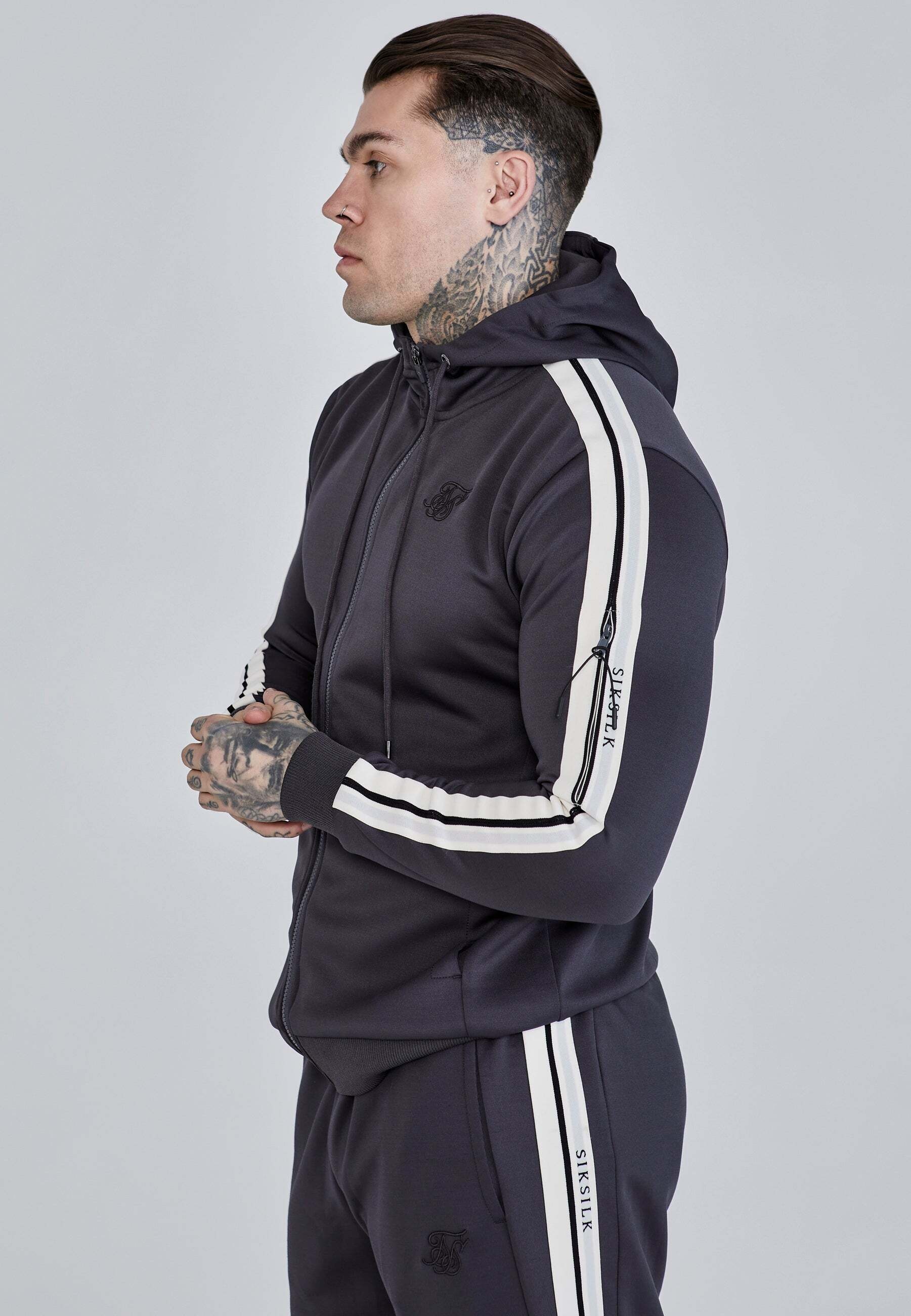 Siksilk Sweatjacke »Siksilk Sweatjacke Full Zip Hoodie«