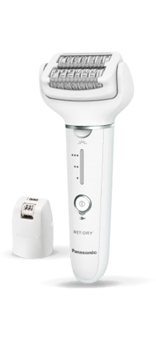 Panasonic Epilierer »ES-EY31-W503«, 2 St. Aufsätze, 2-in-1 Nass-/Trocken-Epilierer