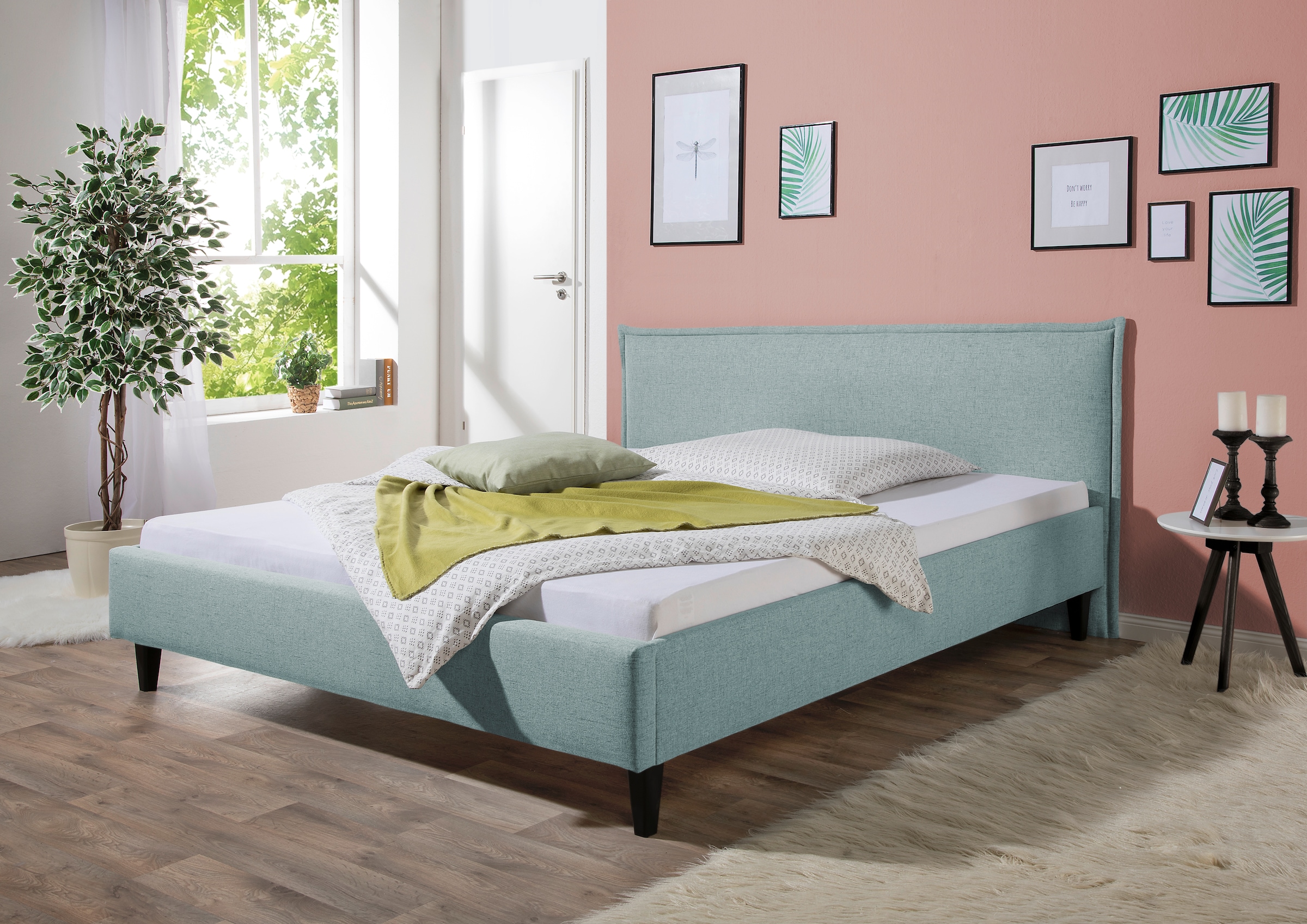 Maintal Polsterbett "Gustine" Bettseiten zerlegt, ohne Bettkasten