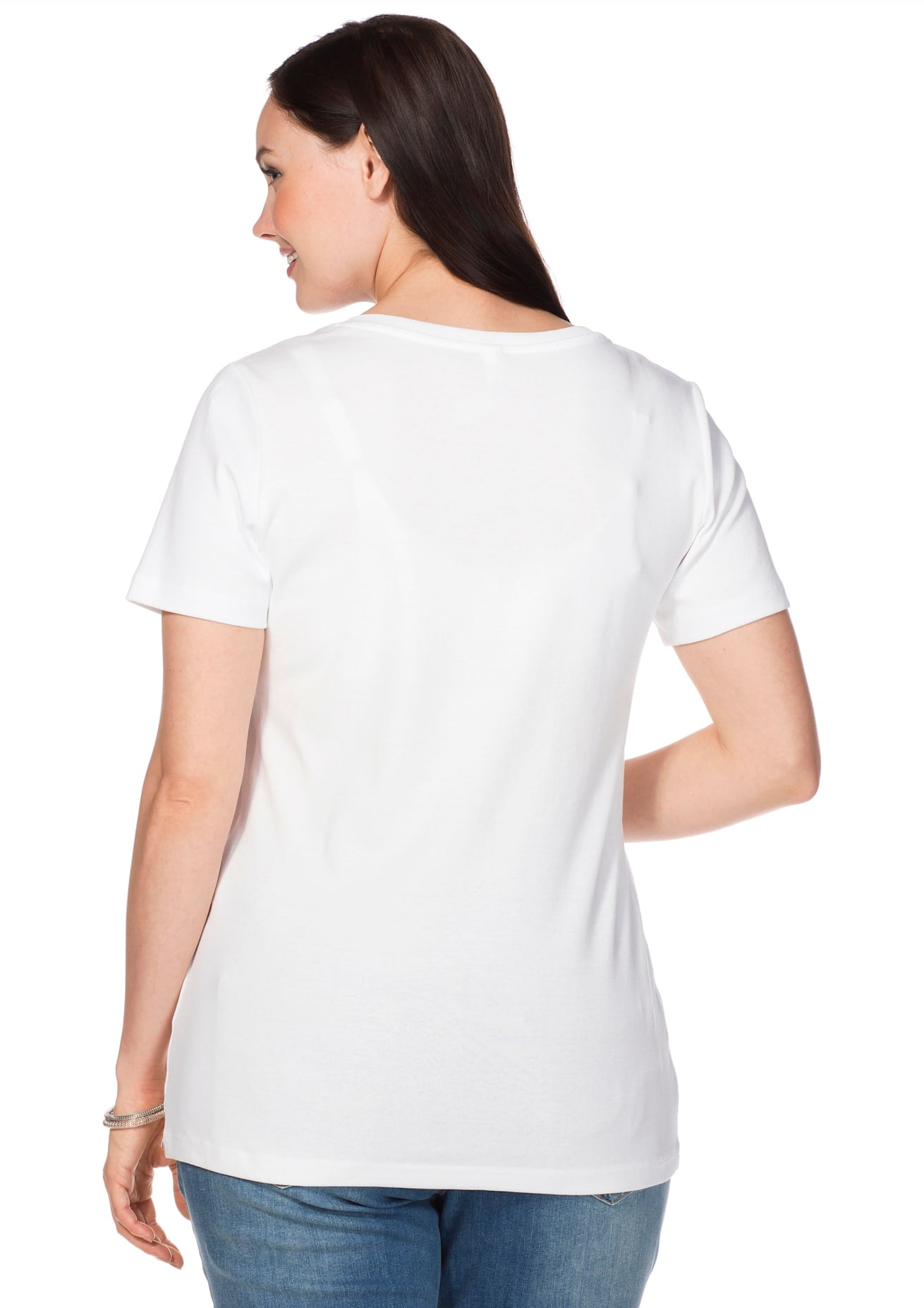 Sheego T-Shirt »T-Shirt«, (1 tlg.)