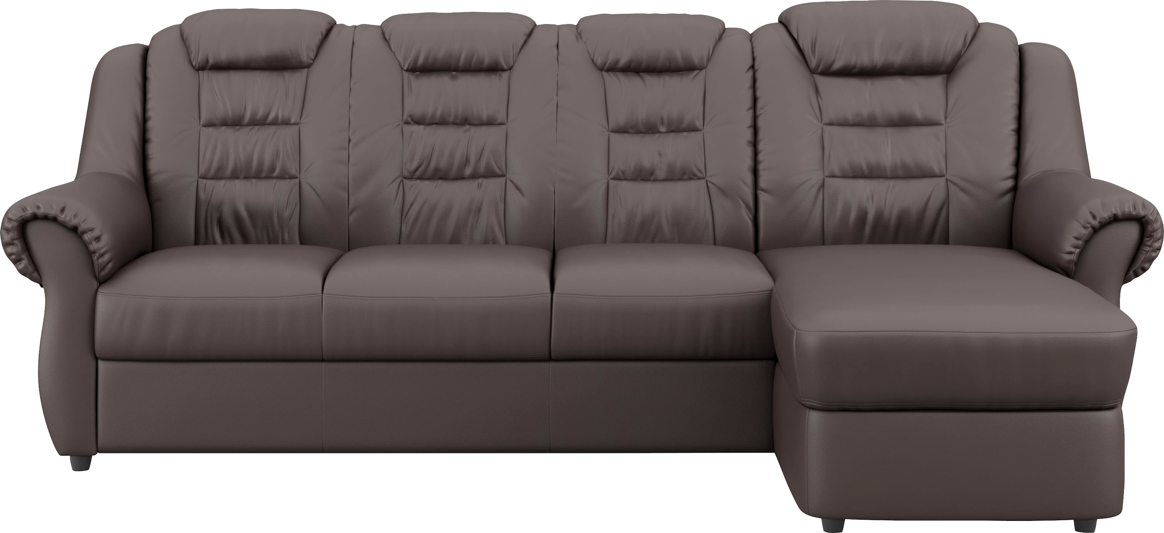 Home affaire Ecksofa »Boston L-Form« mit hoher Rückenlehne, wahlweise mit Bettfunktion