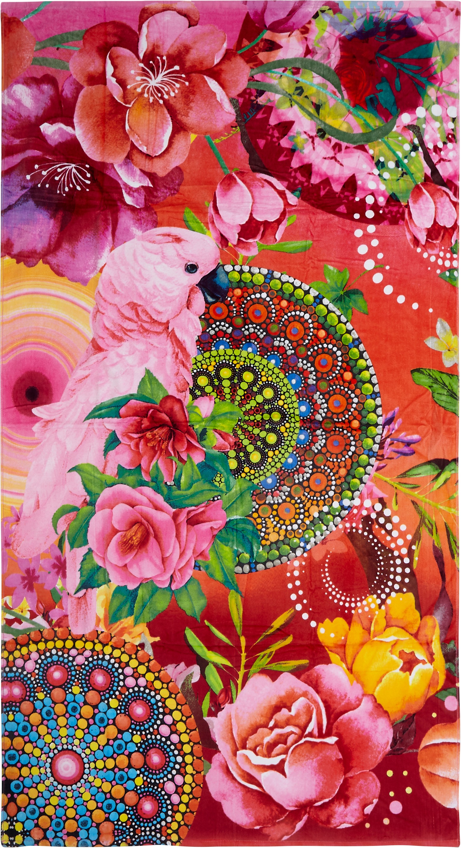 Image of hip Strandtuch »Nevine«, (1 St.), mit Mandalas, Blumen & Kakadu bei Ackermann Versand Schweiz