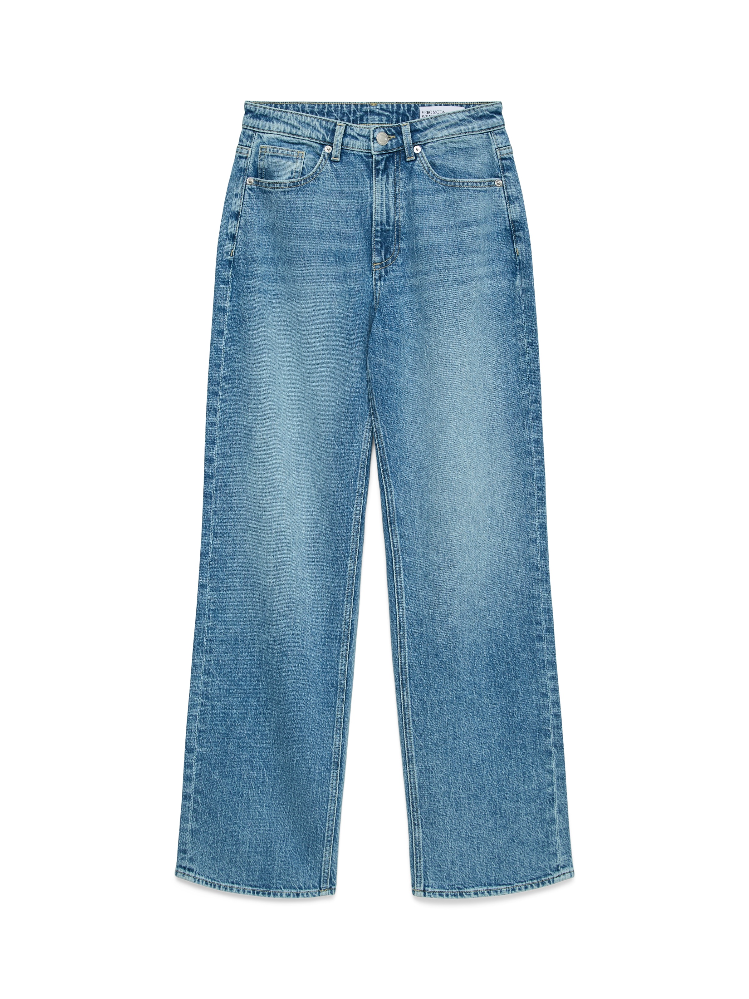 Vero Moda Jeans taille haute »VMTESSA HR WIDE JEANS RA3065 GA NOOS« mélange de coton, taille haute, coupe large