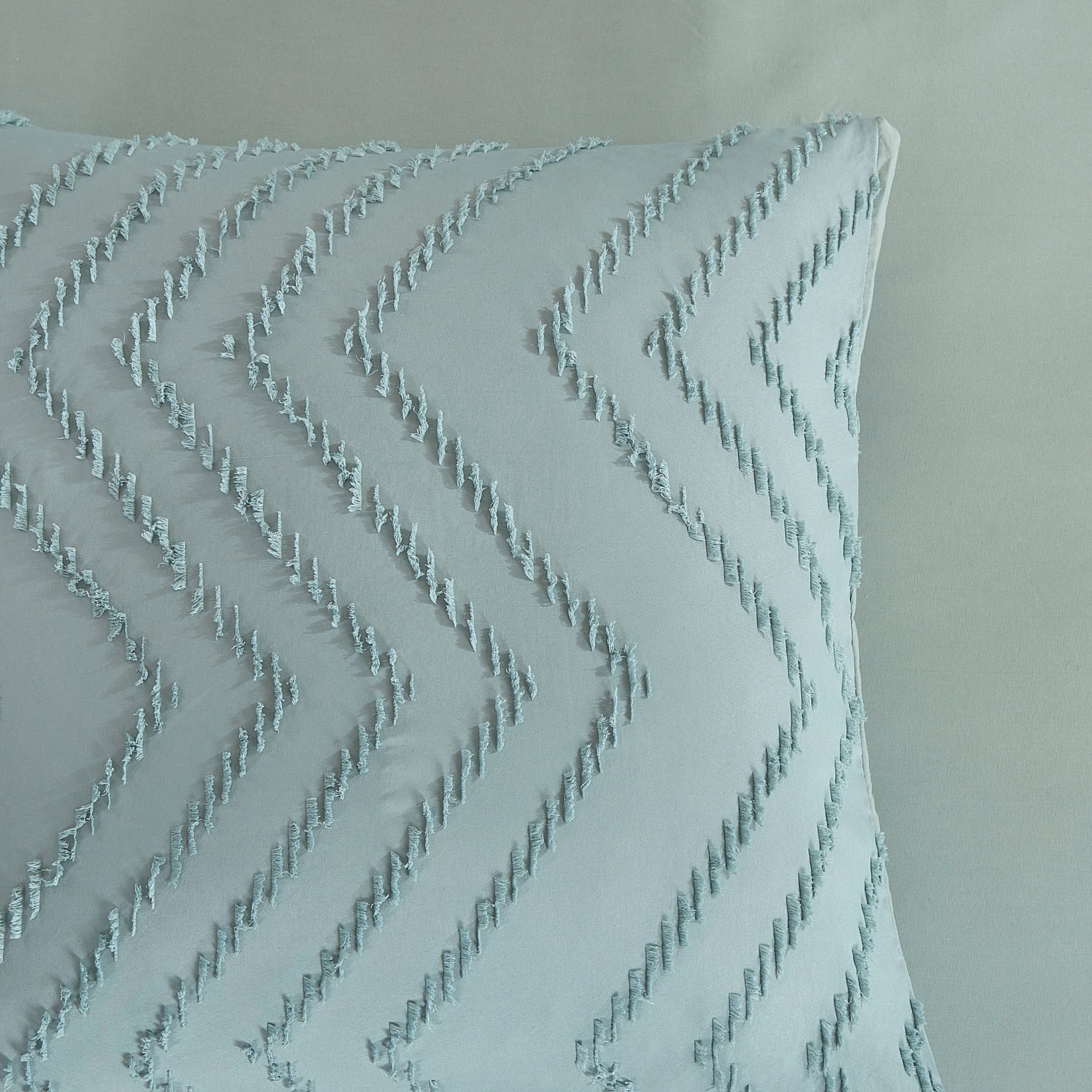 PURE luxury collection Bettwäsche »Zigzag«, Mikrofaser, 135x200, 2 Teilig, Pflegeleicht, Reissverschluss, Luxe, Uni