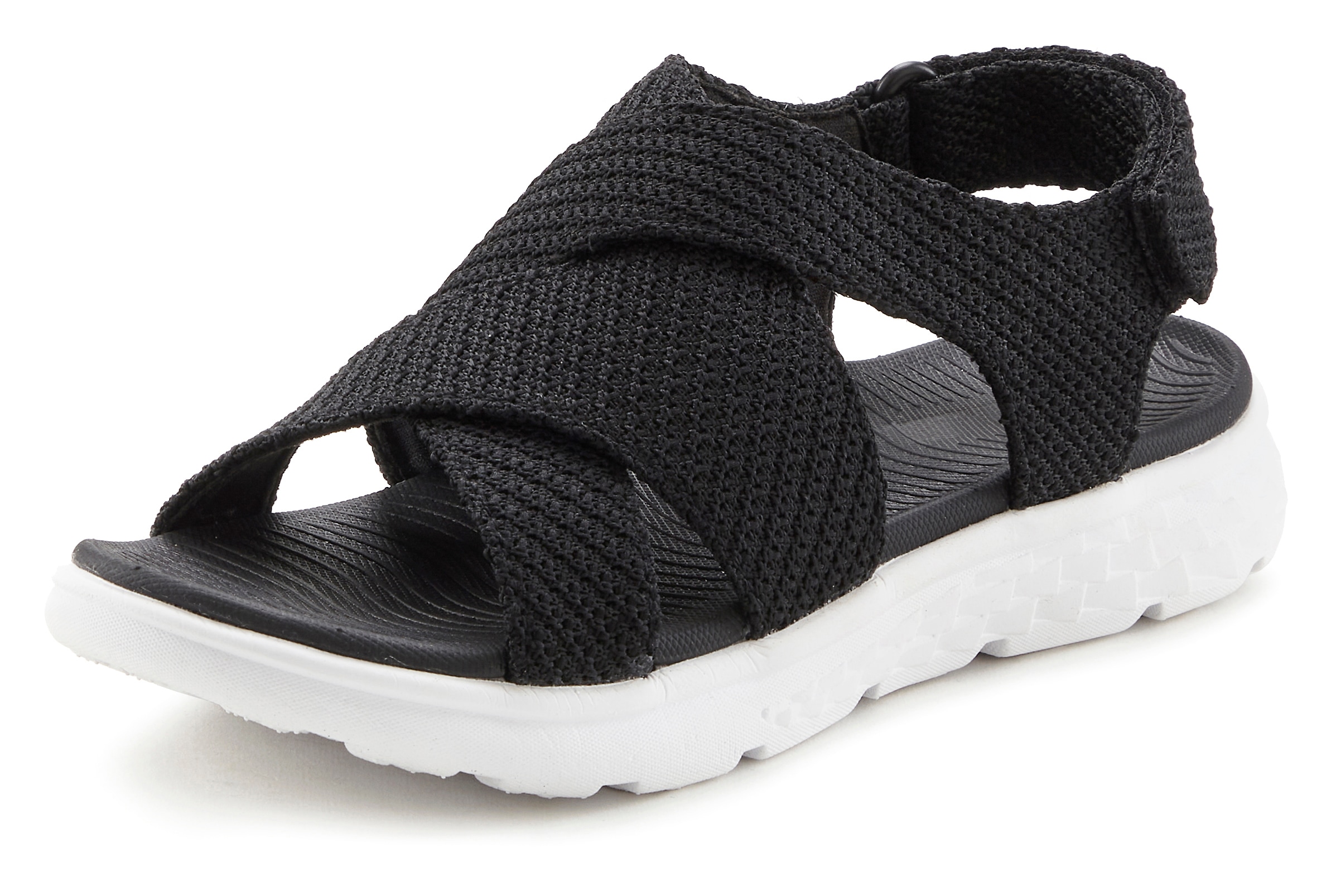 Vivance Sandale »Sandalette, Sommerschuh, offener Schuh«  NEU mit Klettverschluss VEGAN