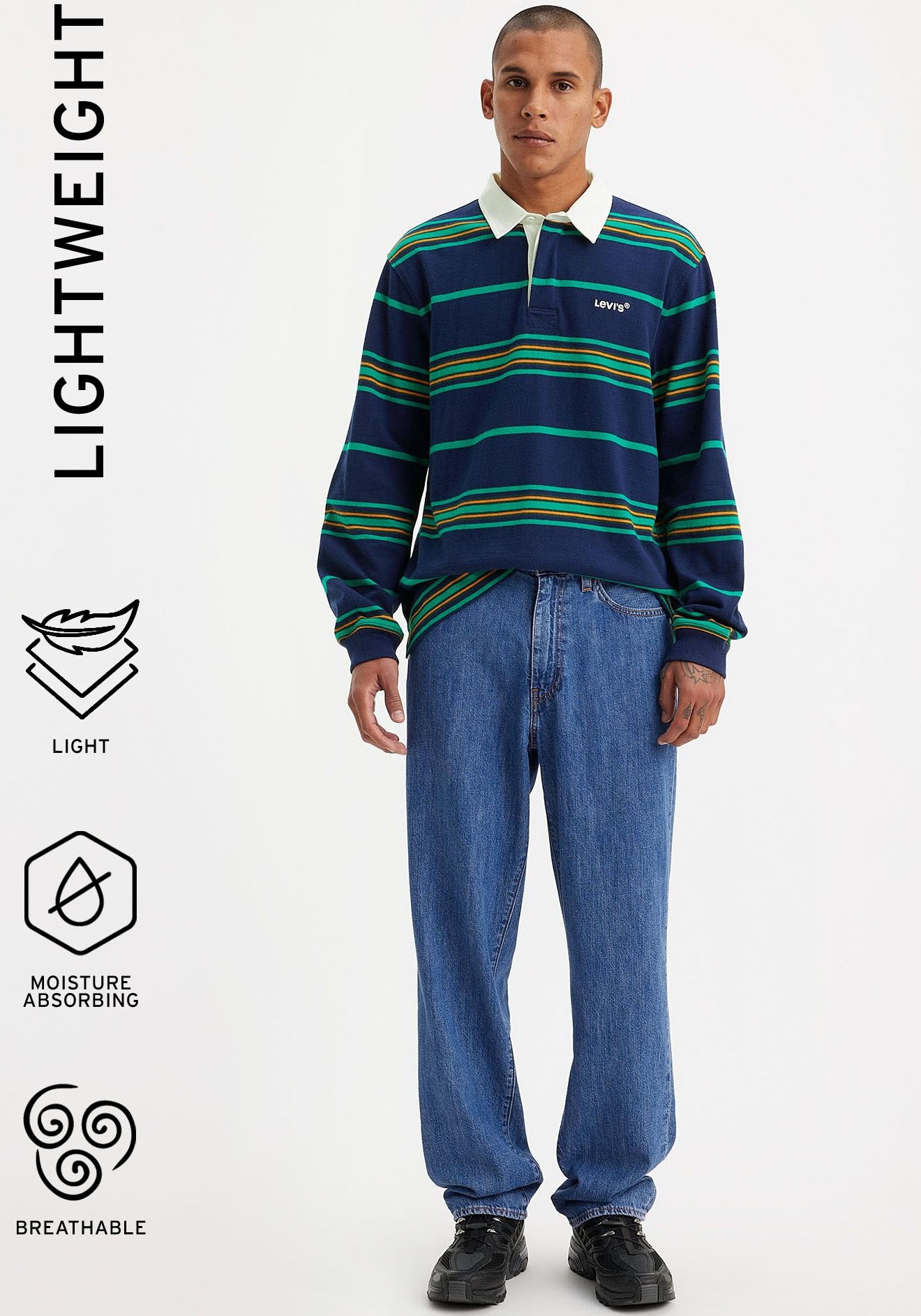 Levi's® Loose-fit-Jeans »568 STAY LOOSE« mit Leinenanteil