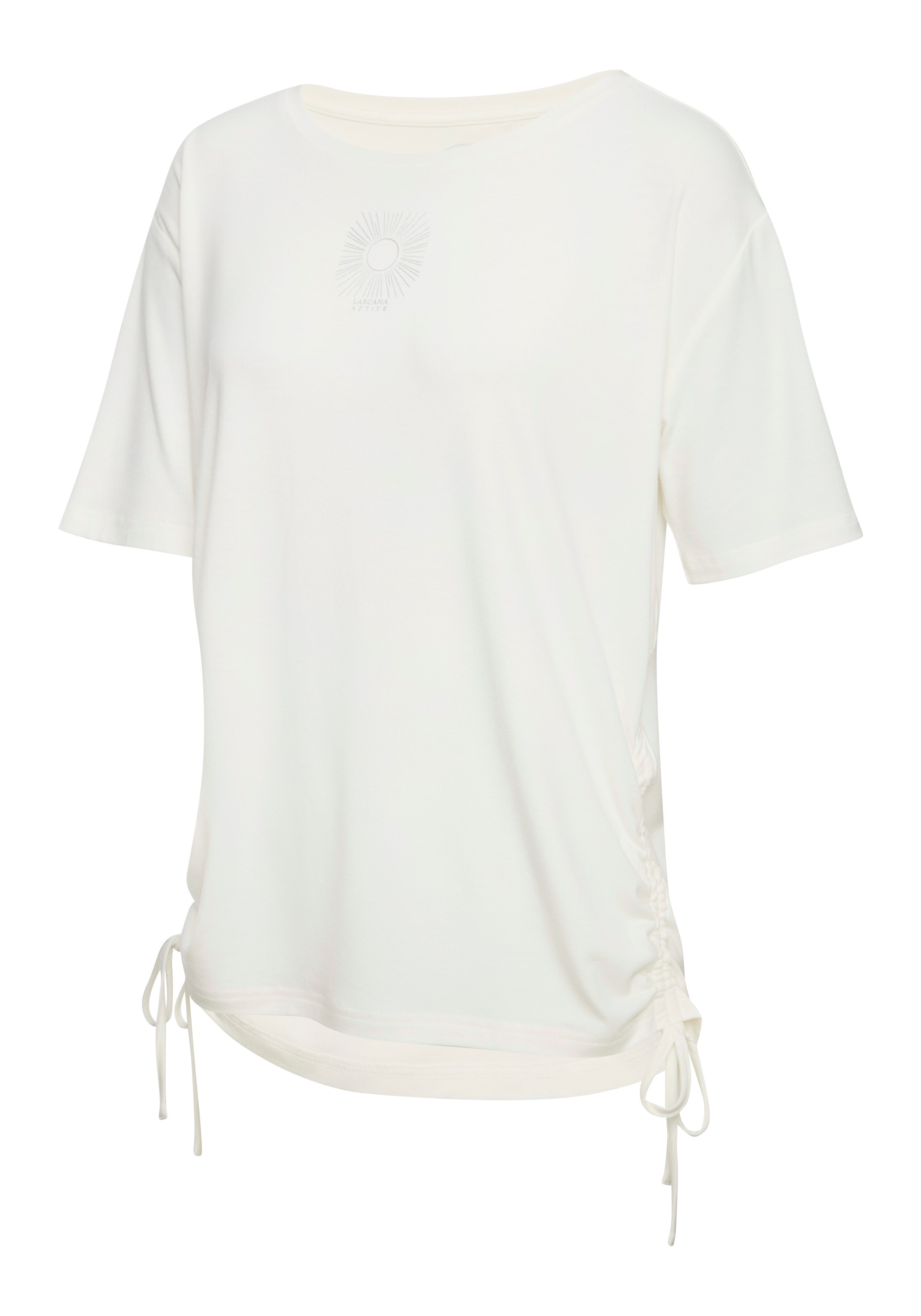 LASCANA ACTIVE Chemise Yoga & Relax avec fronces latérales