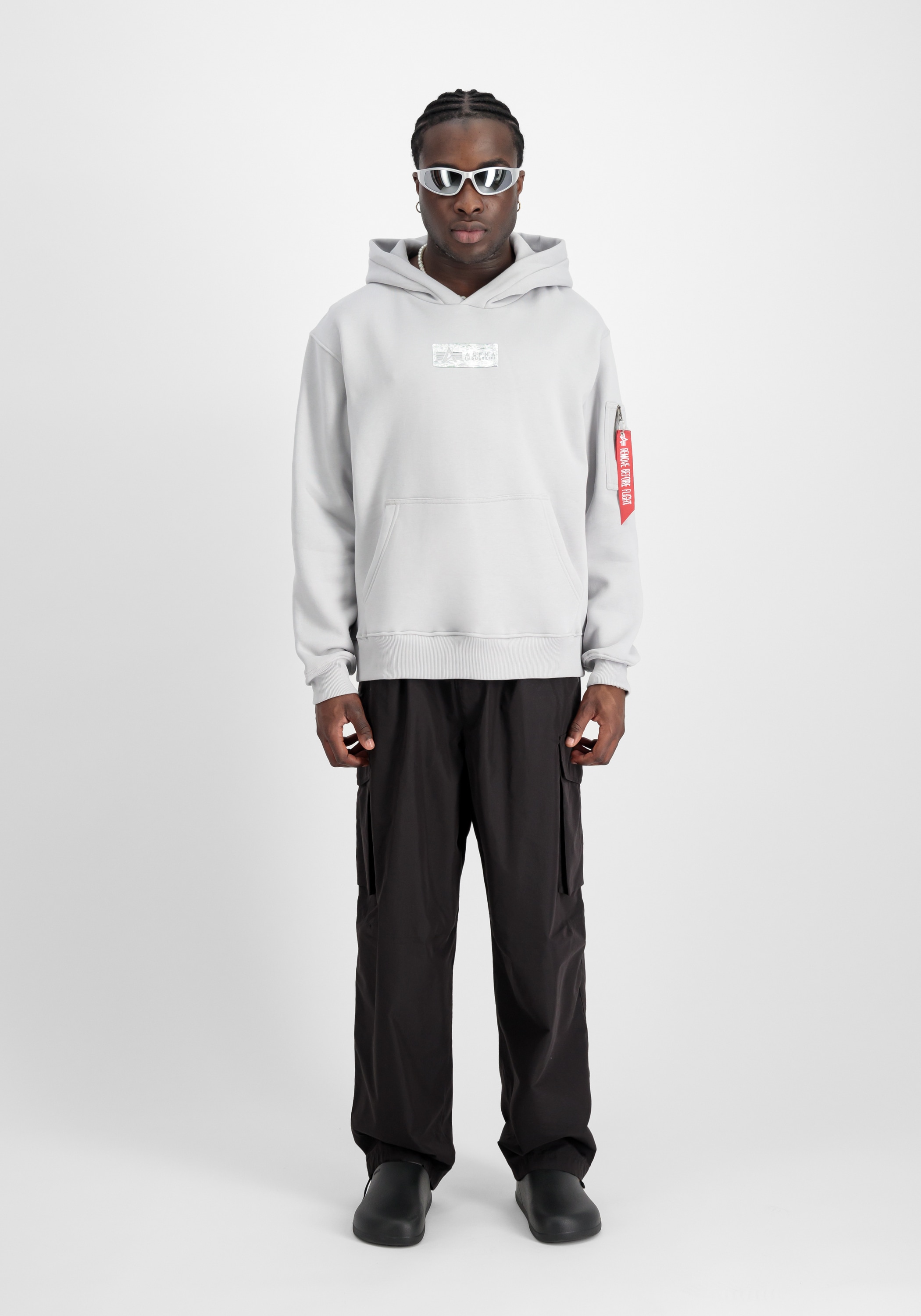 Alpha Industries Hoodie »Metal Plate Hoodie Kapuzensweatshirt«