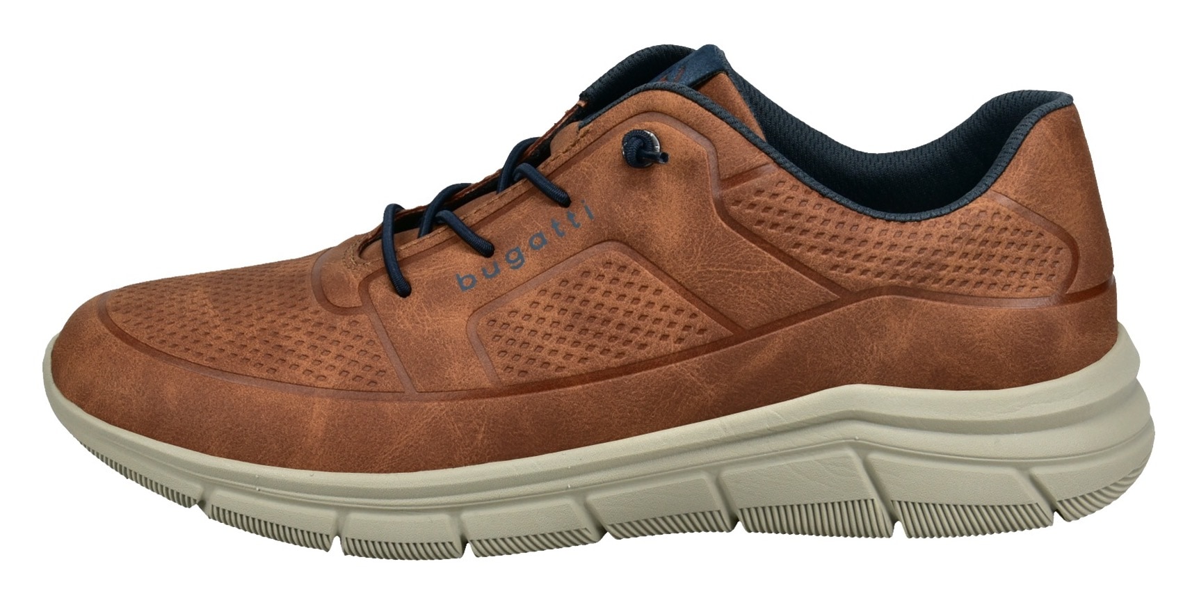 bugatti Slip-On Sneaker, Sneaker, Schlupfschuh, Freizeitschuh mit Logoverzierung