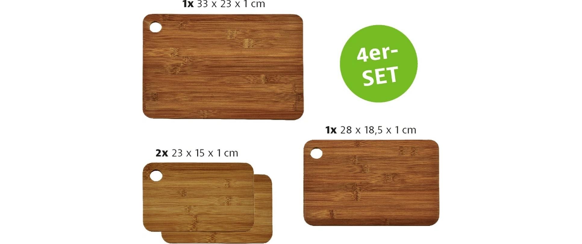KESPER® Schneidebrett aus FSC®-zertifiziertem dunklen Bambus