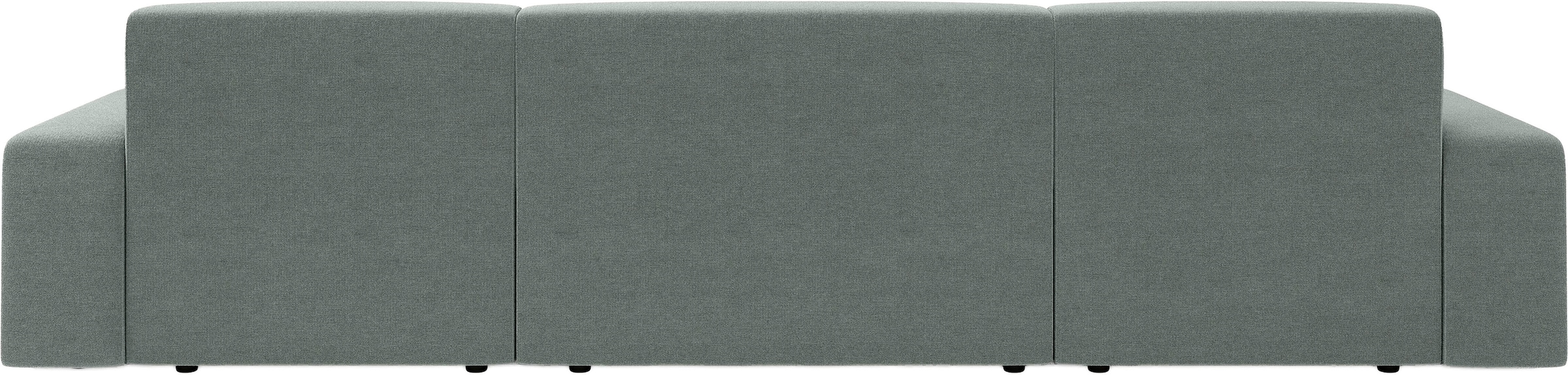 TRENDMANUFAKTUR Wohnlandschaft »Wien, wahlweise mit Sitzvorschub und Bettkasten, Breite 329 cm« U-Form, in trendigem Cordstoff