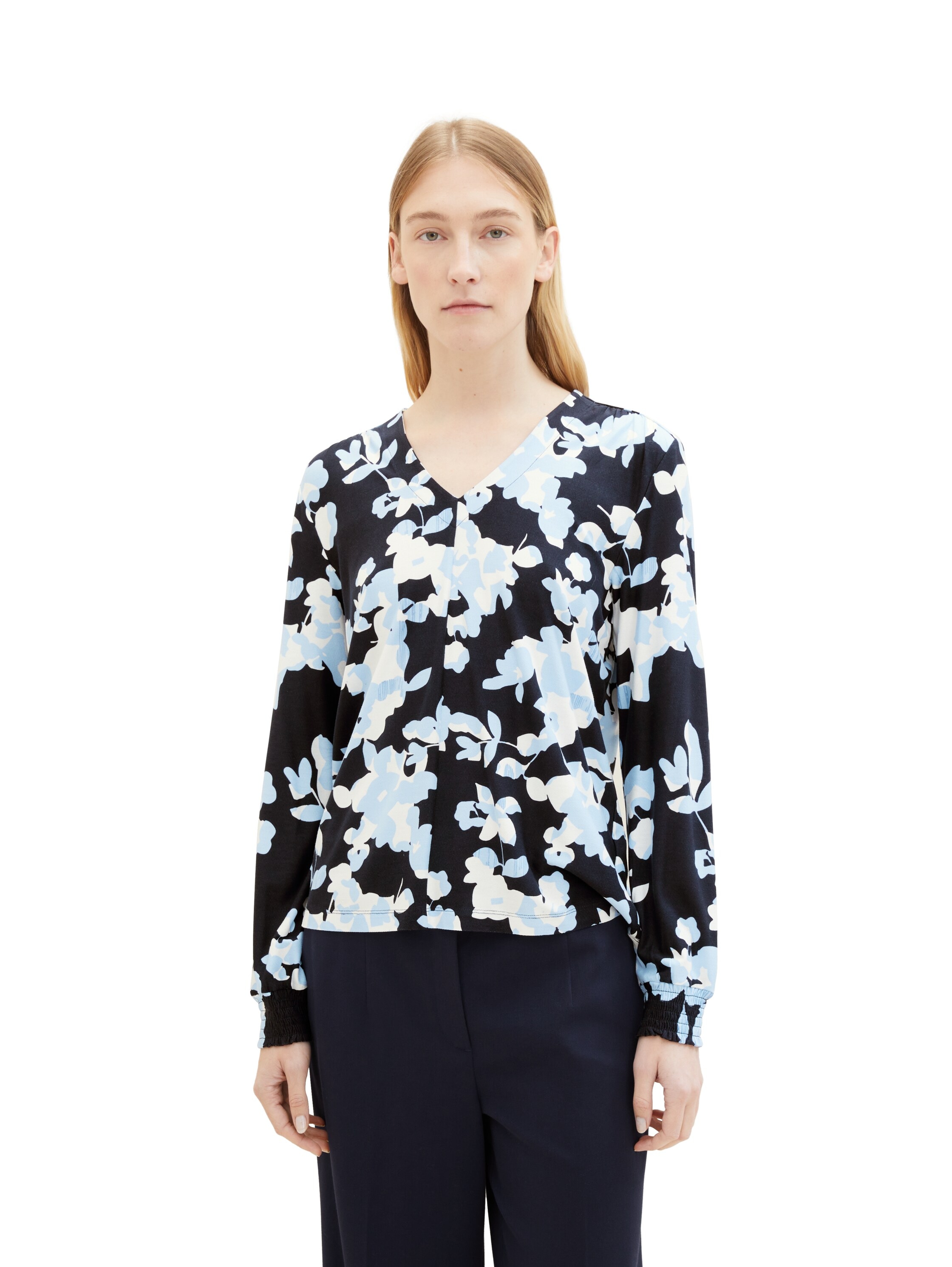 TOM TAILOR Blusenshirt, mit Allover-Print