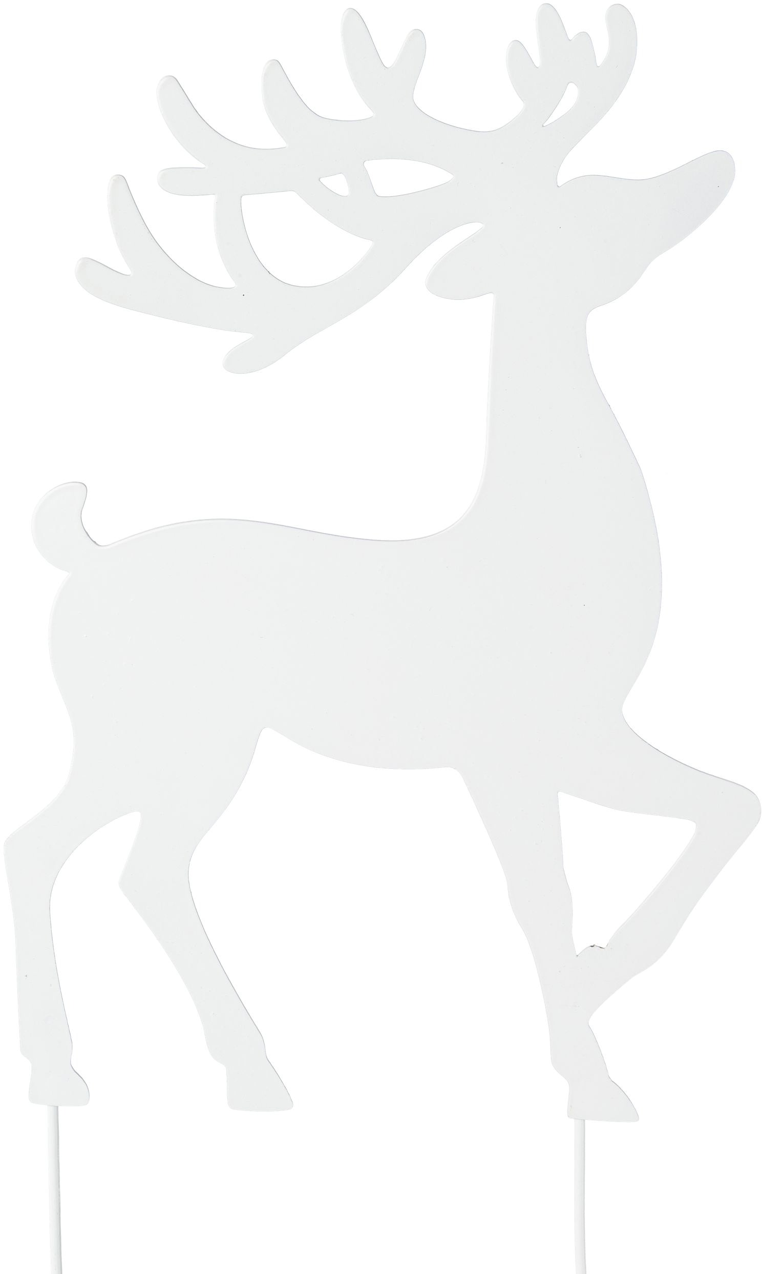 Creativ deco Weihnachtsfigur »Weihnachtsdeko«, Hirsch zum Stecken