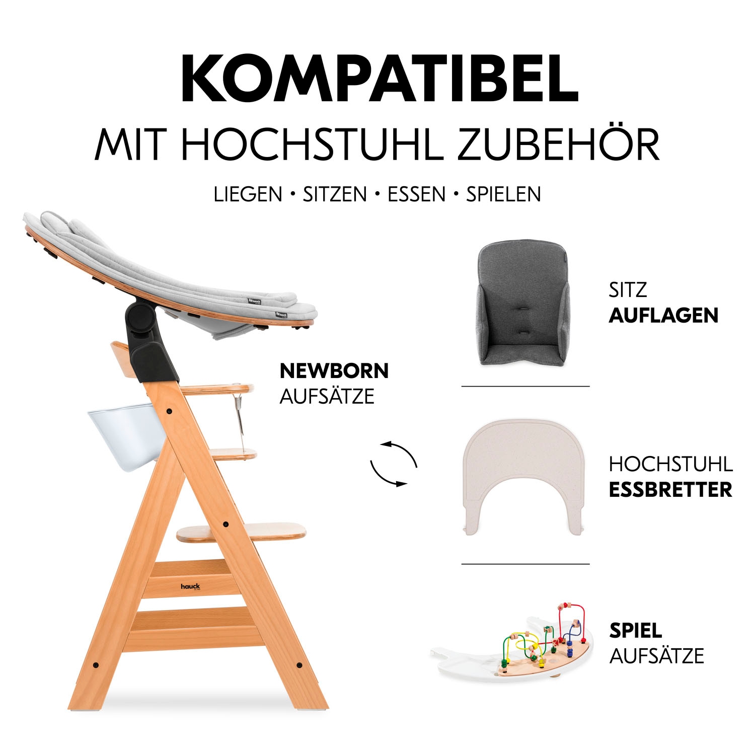 Hauck Aufbewahrungsbox »Highchair Box S, Disney Pooh White« für Hochstühle