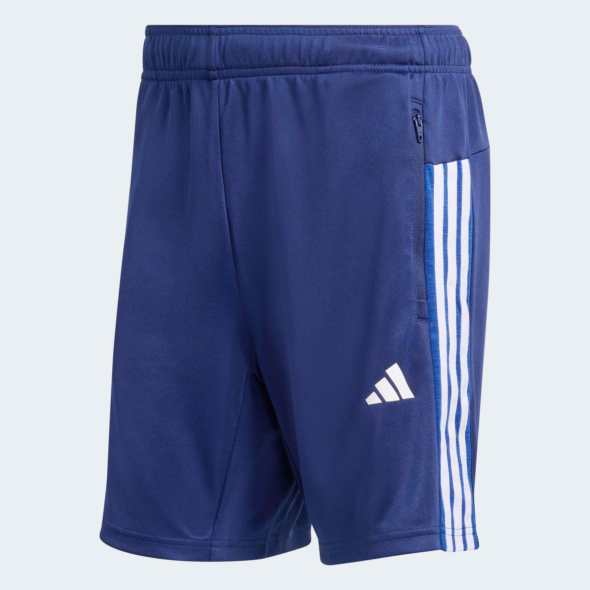 adidas Performance Shorts »WORKOUT ESSENTIALS ALL-SET 3-STRIPES KNIT«  für sportliche Aktivitäten, mit normal-weiter Passform, aus Polyester