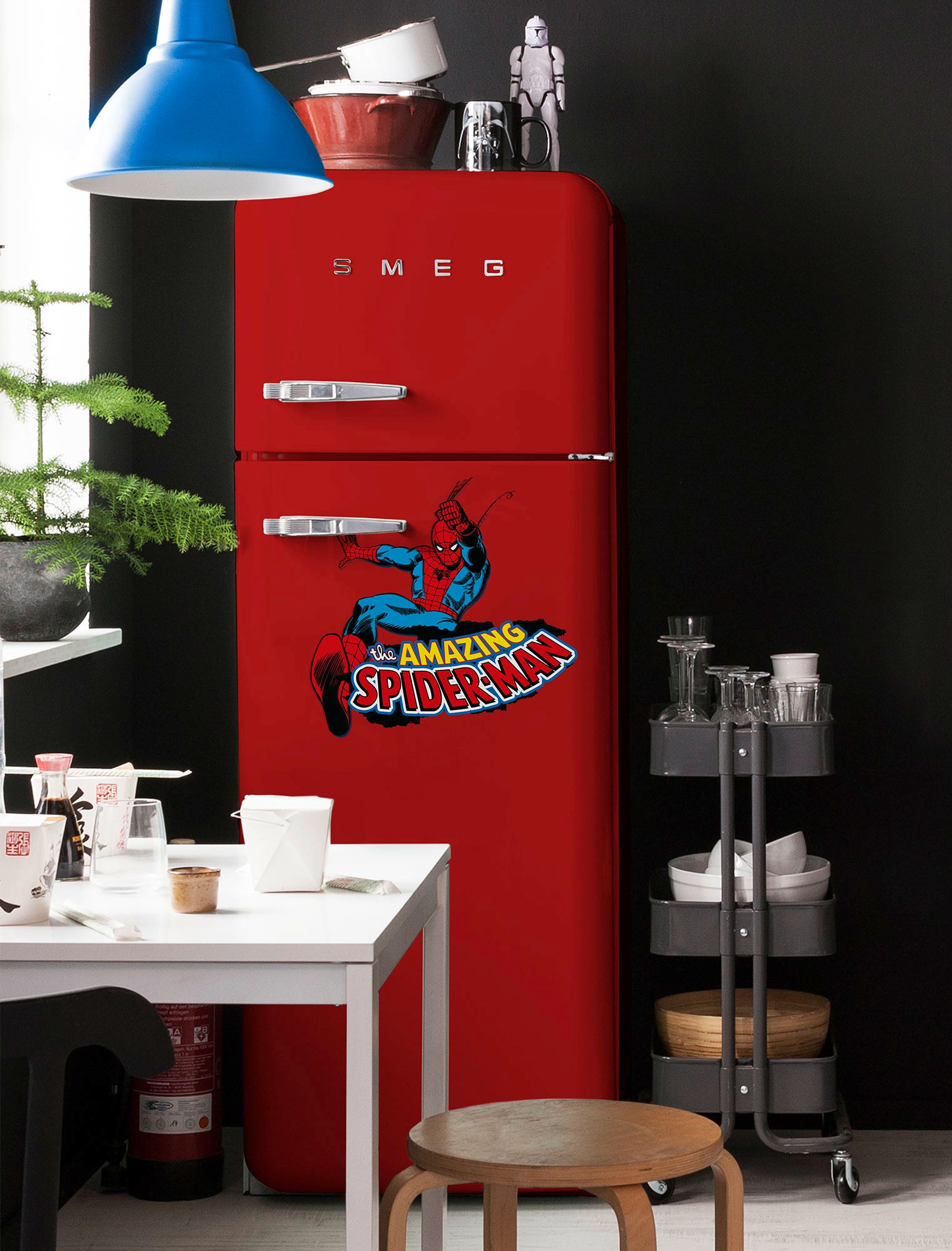 Komar Wandtattoo »Spider-Man Comic Classic - Grösse 50 x 70 cm«, (1 St.), selbstklebend, Wandsticker, Kinderzimmer