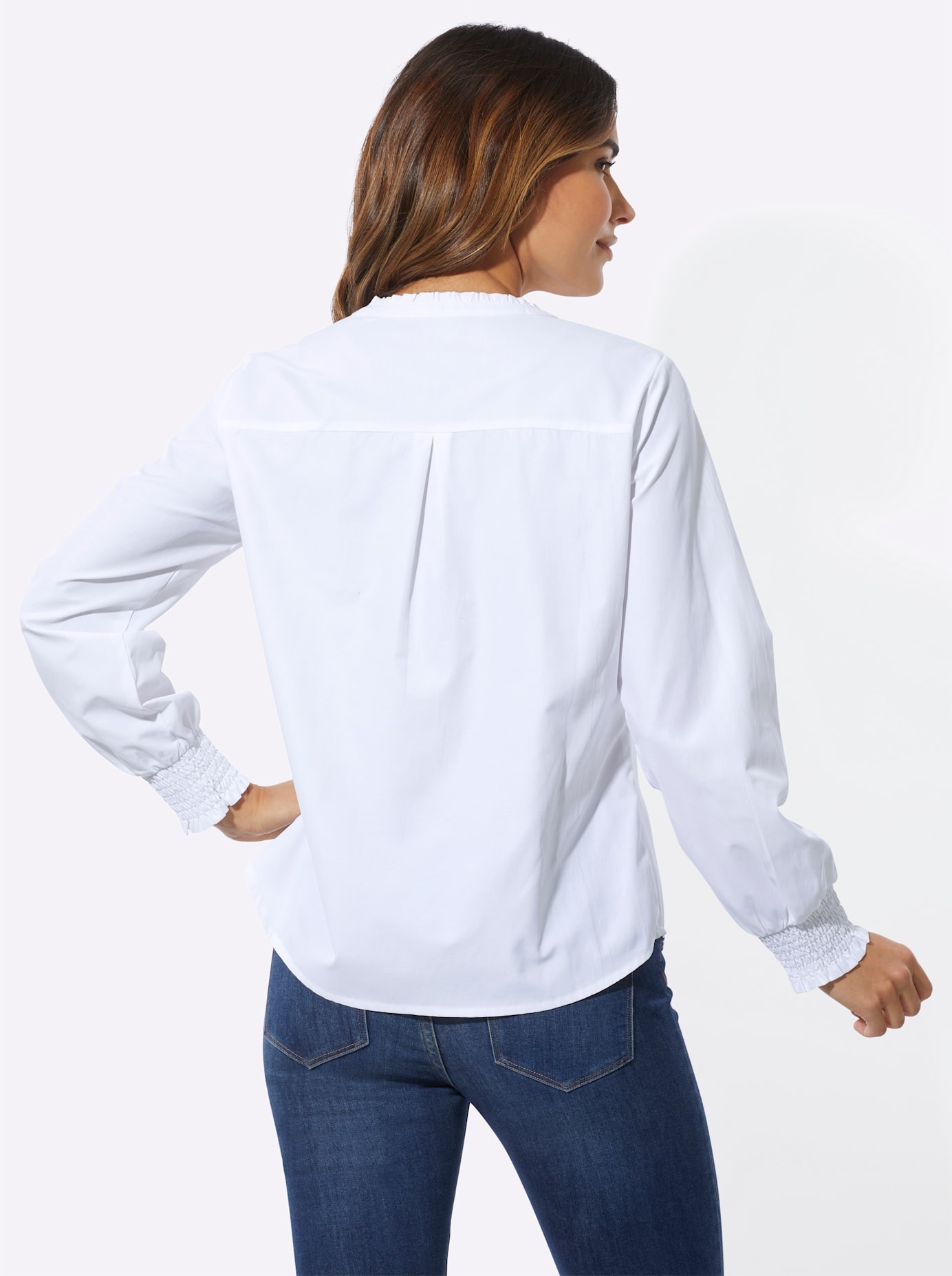 Classic Basics Langarmbluse