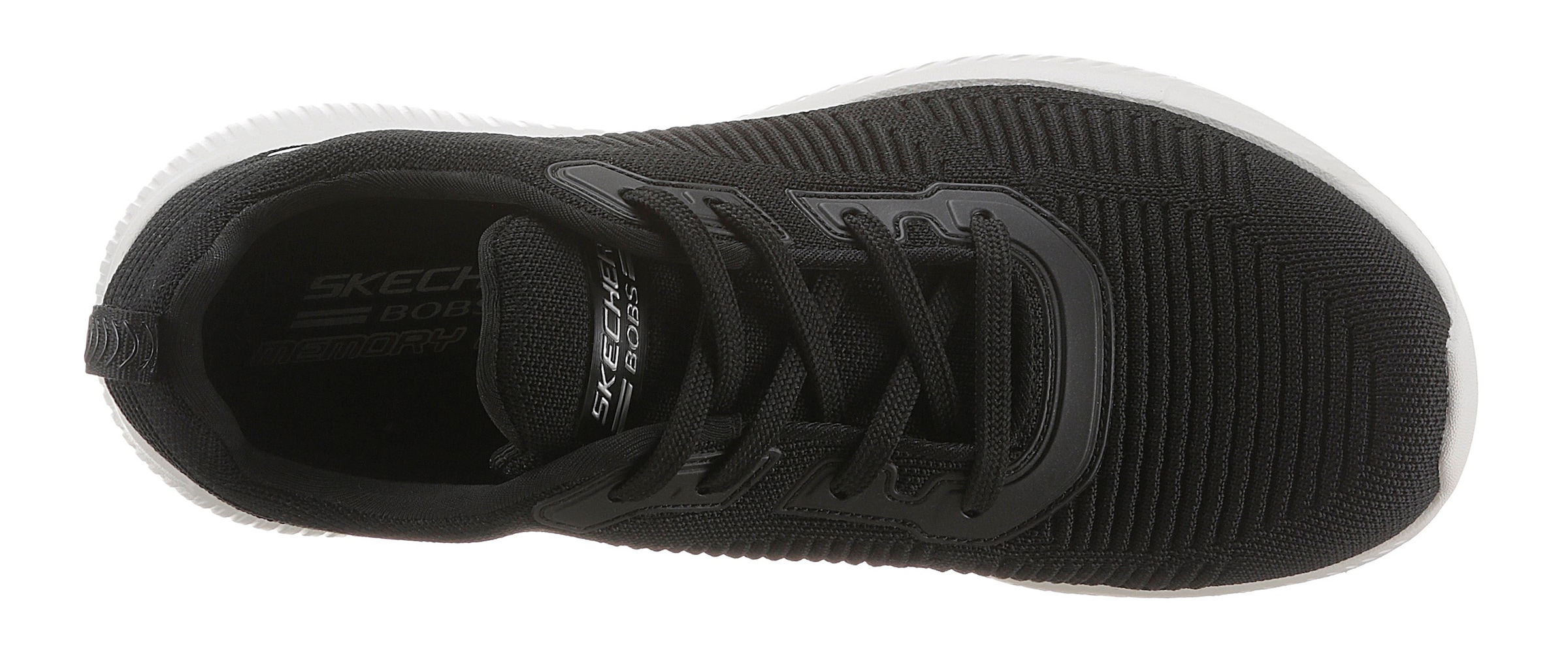 Skechers Sneaker »Bobs Squad - Tough Talk«, mit Skech-Knit, Freizeitschuh, Halbschuh, Schnürschuh