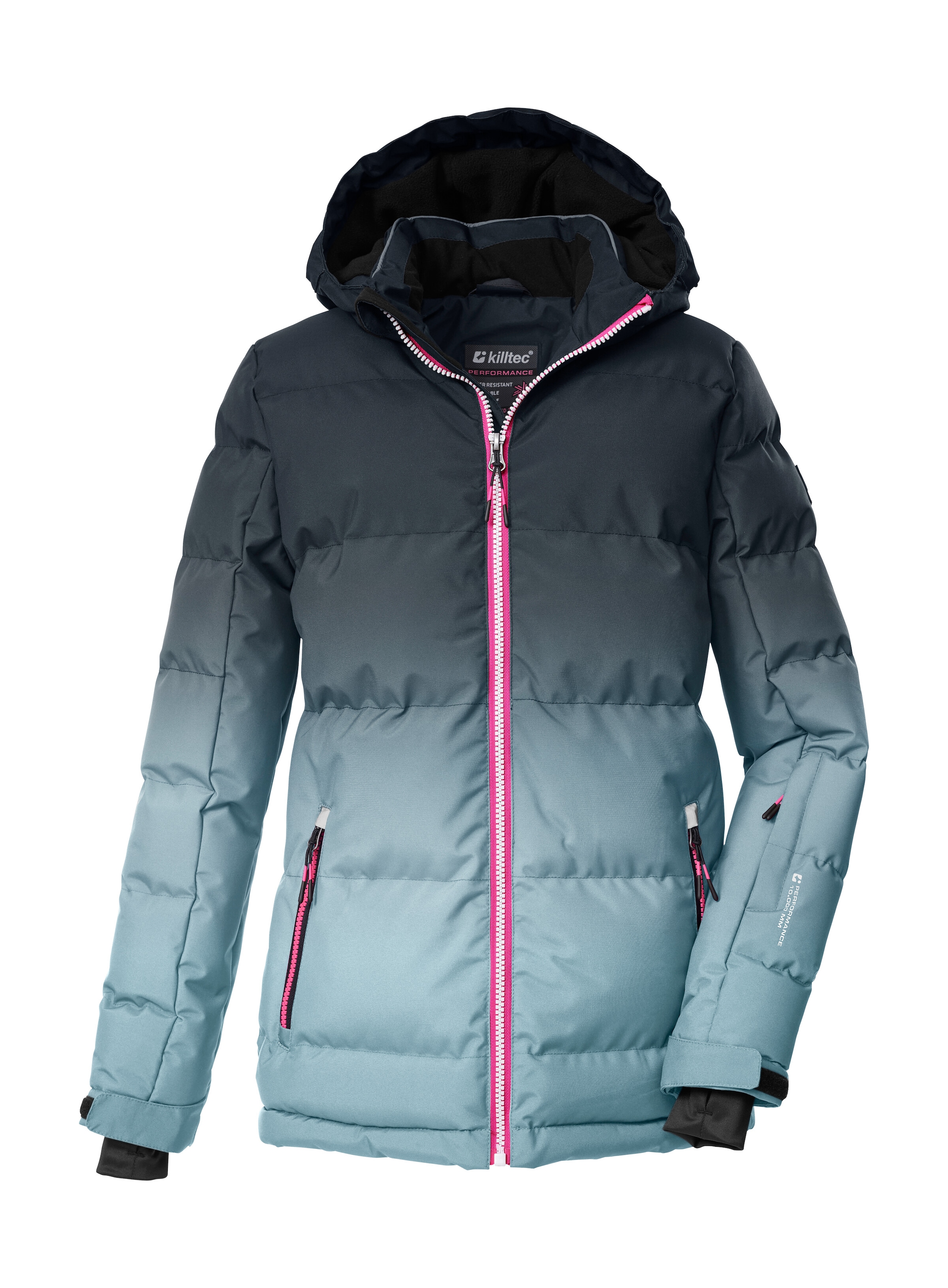 Killtec Veste de ski »KSW 330 GRLS SKI QLTD JCKT« Wasserabweisende Winterjacke, atmungsaktiv, verstellbare Kapuze