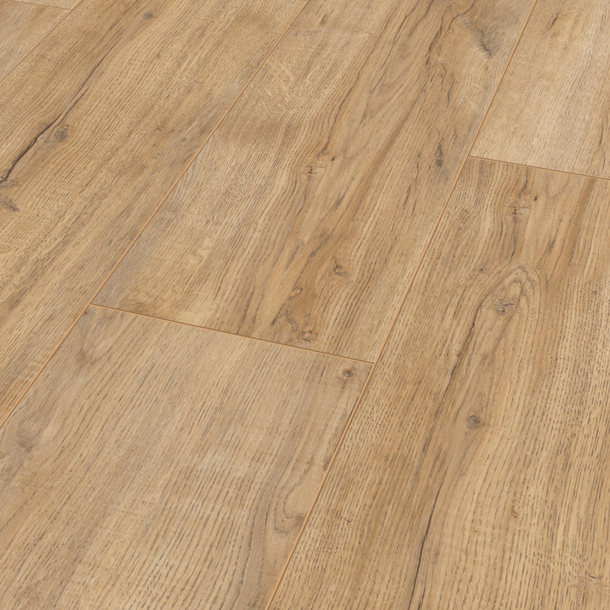 Image of Bodenmeister Laminat »Dielenoptik Eiche hell rustikal«, (Packung), Landhausdiele 1380 x 244 mm, Stärke: 8 mm bei Ackermann Versand Schweiz