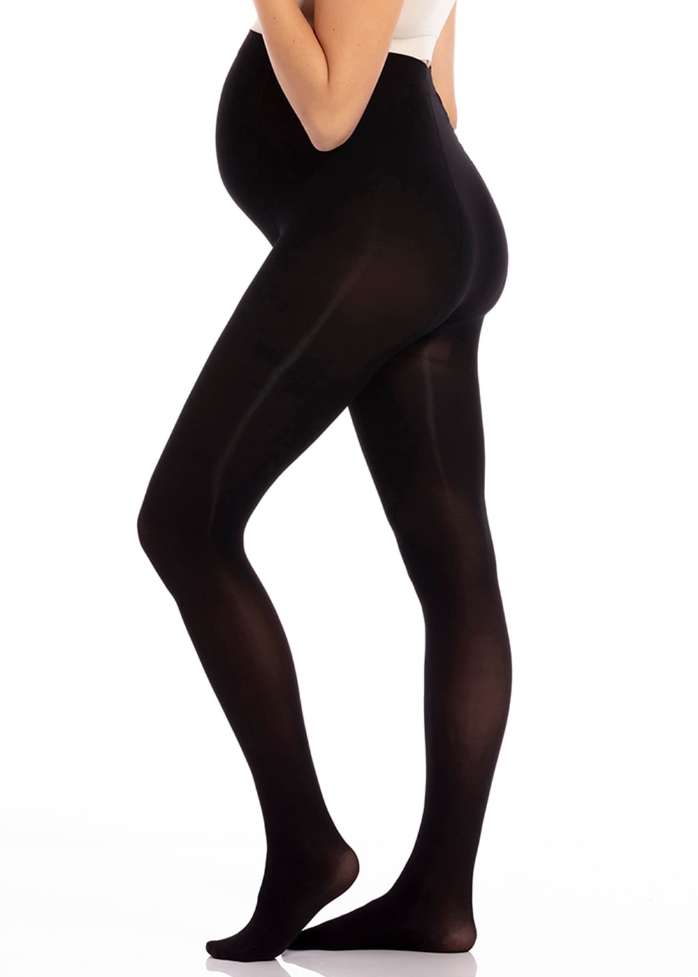 MAGIC Bodyfashion Collants de grossesse »Mama Supporting Tight« 80 DEN Coupe près du corps, offre un soutien pendant et après la grossesse