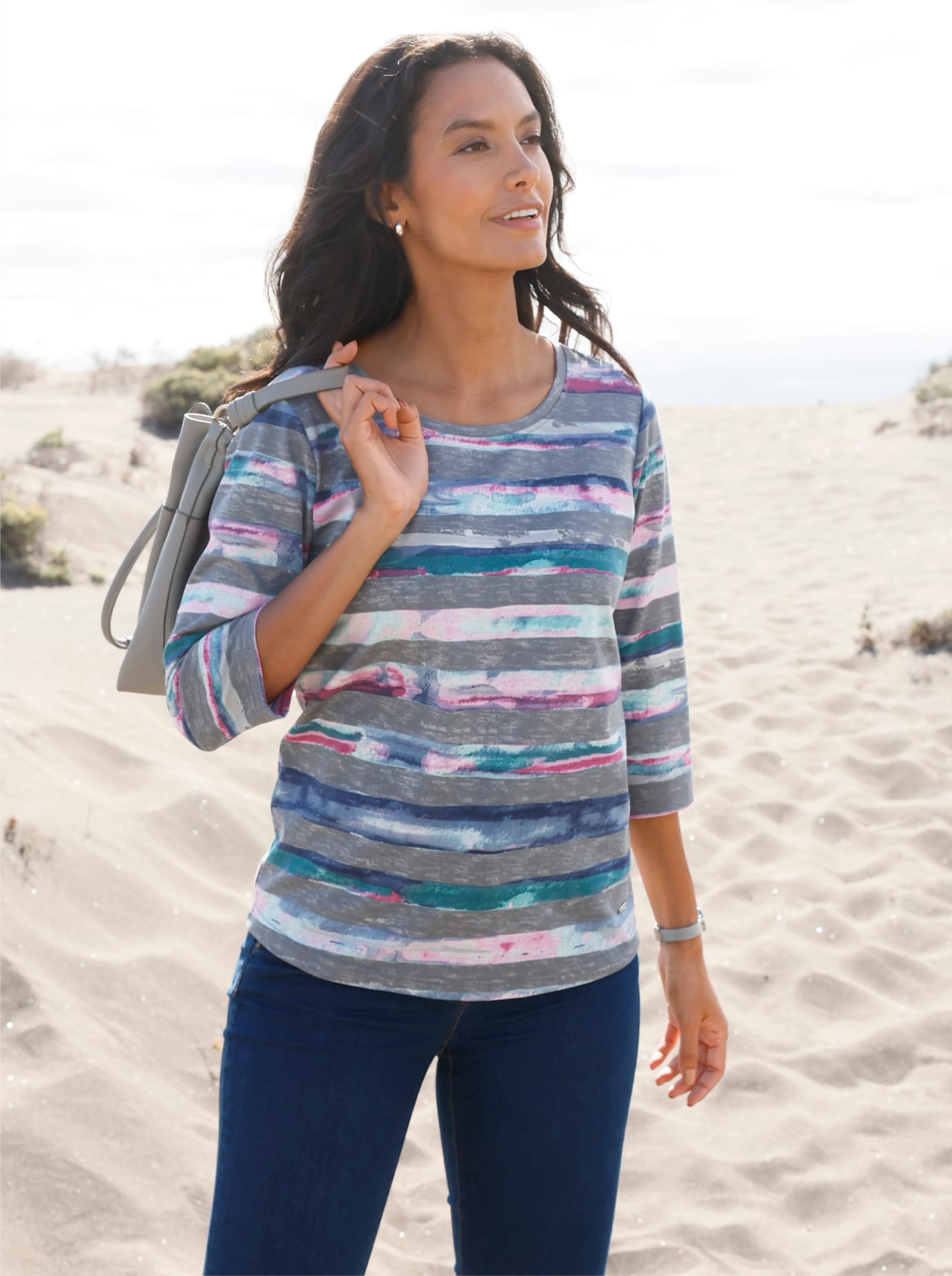 Image of Casual Looks Rundhalsshirt "Rundhals-Shirt" 1