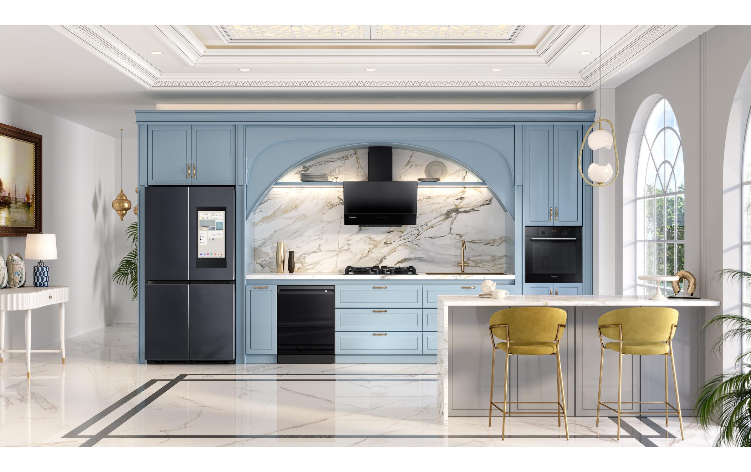 Samsung Kühl-/Gefrierkombination »RF9000D« 183 cm hoch 91,2 cm breit