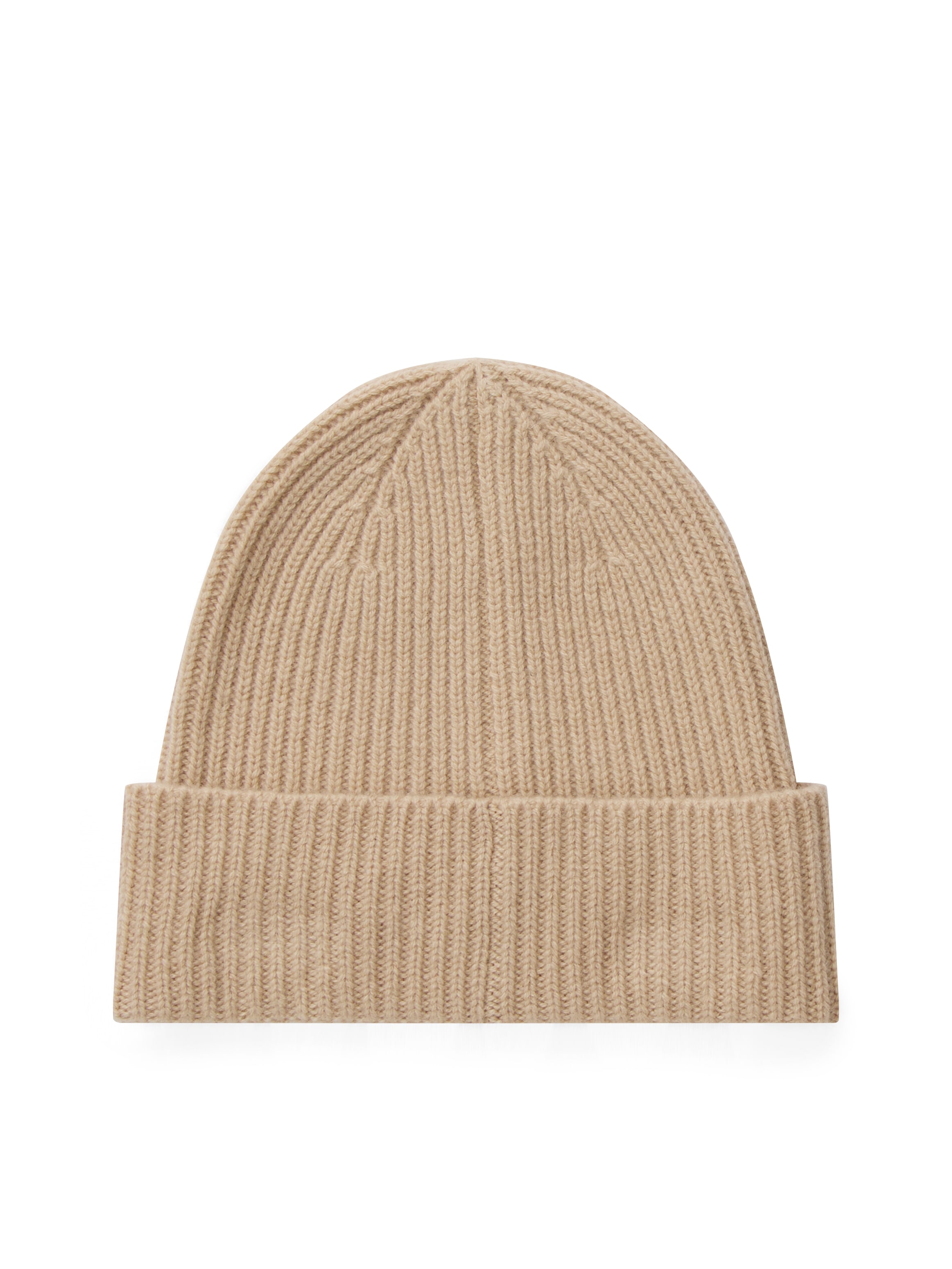 Tommy Hilfiger Beanie »TH CASHMERE« aus Rippstrick, Umschlag