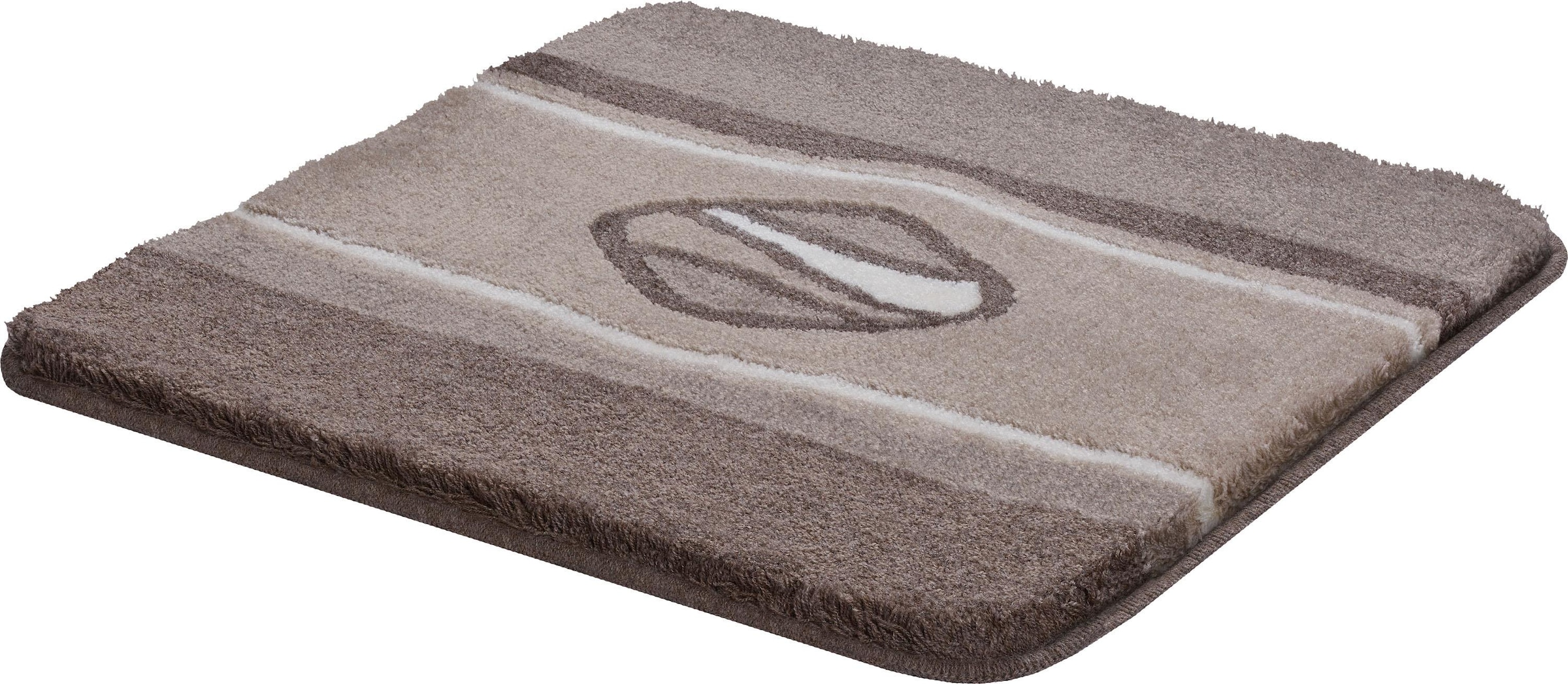 Grund Badematte »Jewel«, rutschhemmend beschichtet, fussbodenheizungsgeeignet, besonders dichter Flor, Badematten mit Streifen
