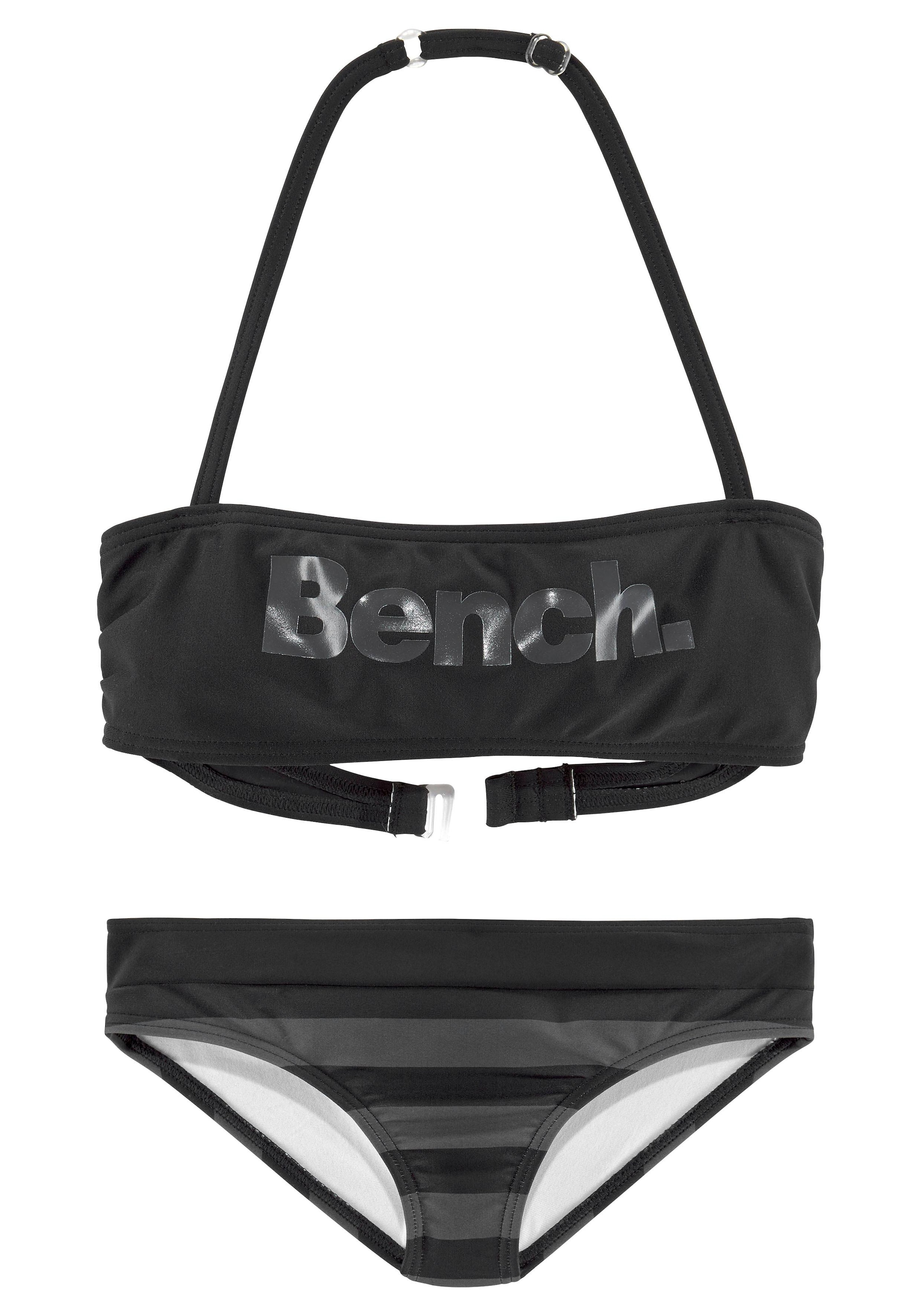 ✌ Bench. Bandeau-Bikini, mit grossem Logoprint Acheter en ligne