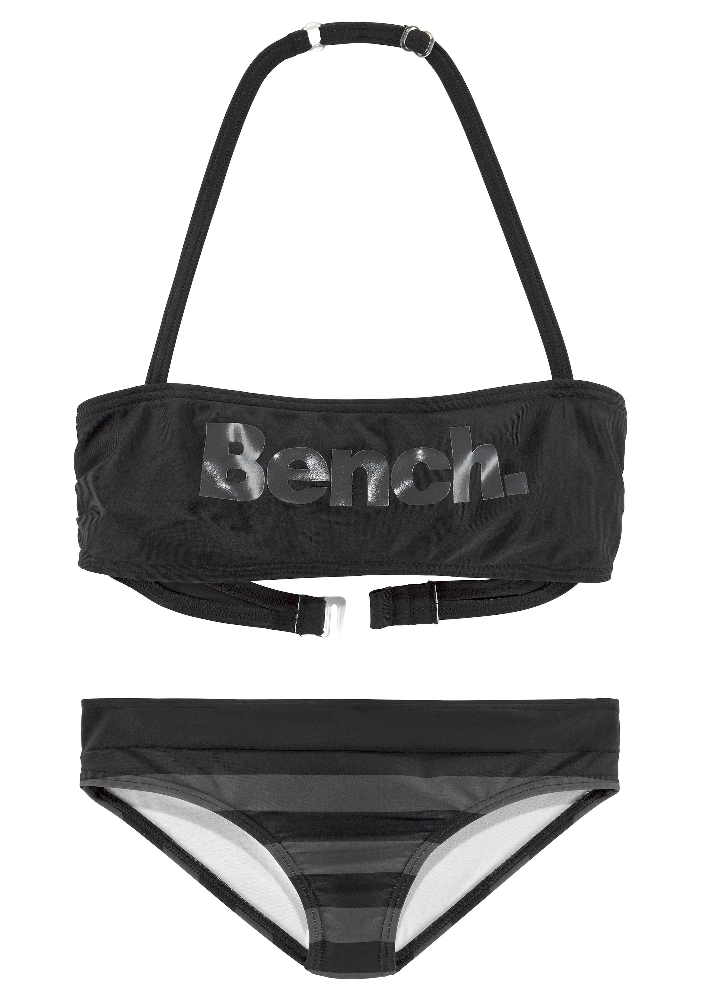 mit Bandeau-Bikini, ligne en Acheter Logoprint ✌ grossem Bench.