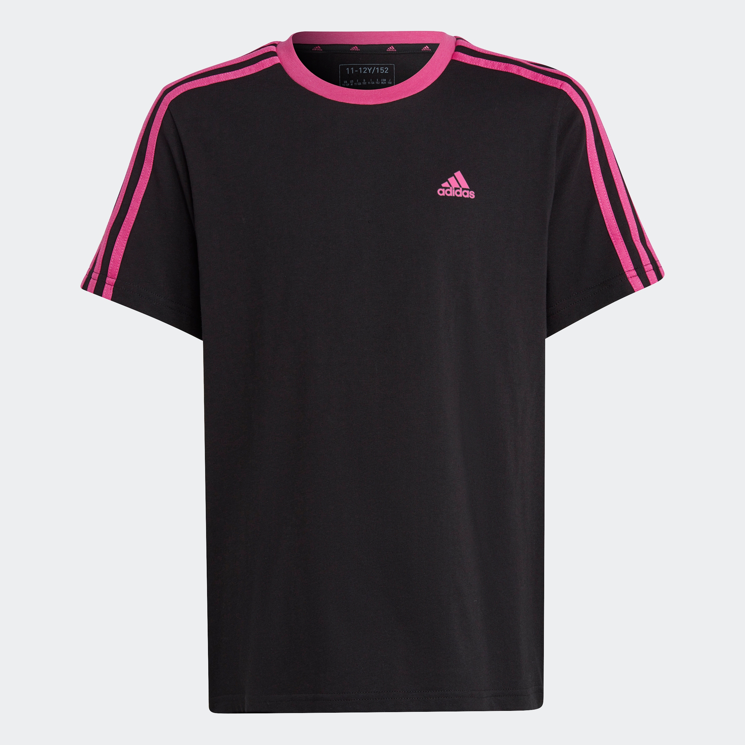 Modische adidas Sportswear T-Shirt »ESSENTIALS Mindestbestellwert bestellen BOYFRIEND« COTTON LOOSE 3-STREIFEN FIT ohne
