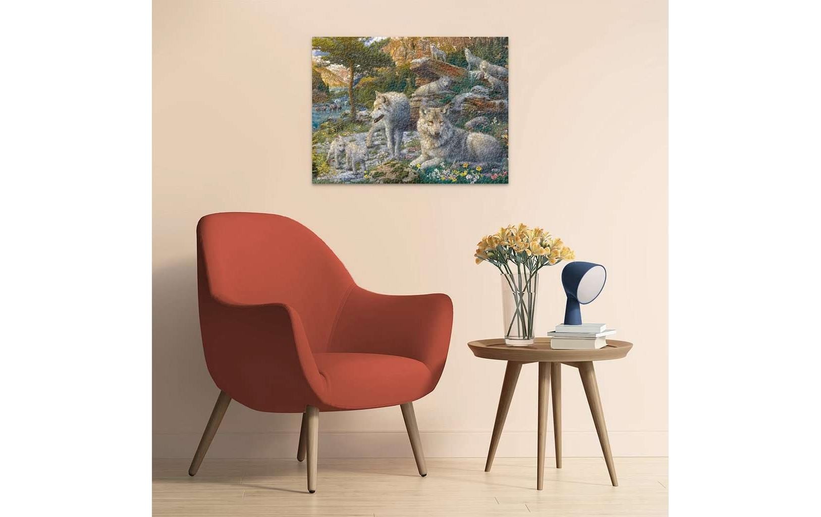 Ravensburger Puzzle »Wolfsrudel im Frühlingserwachen«