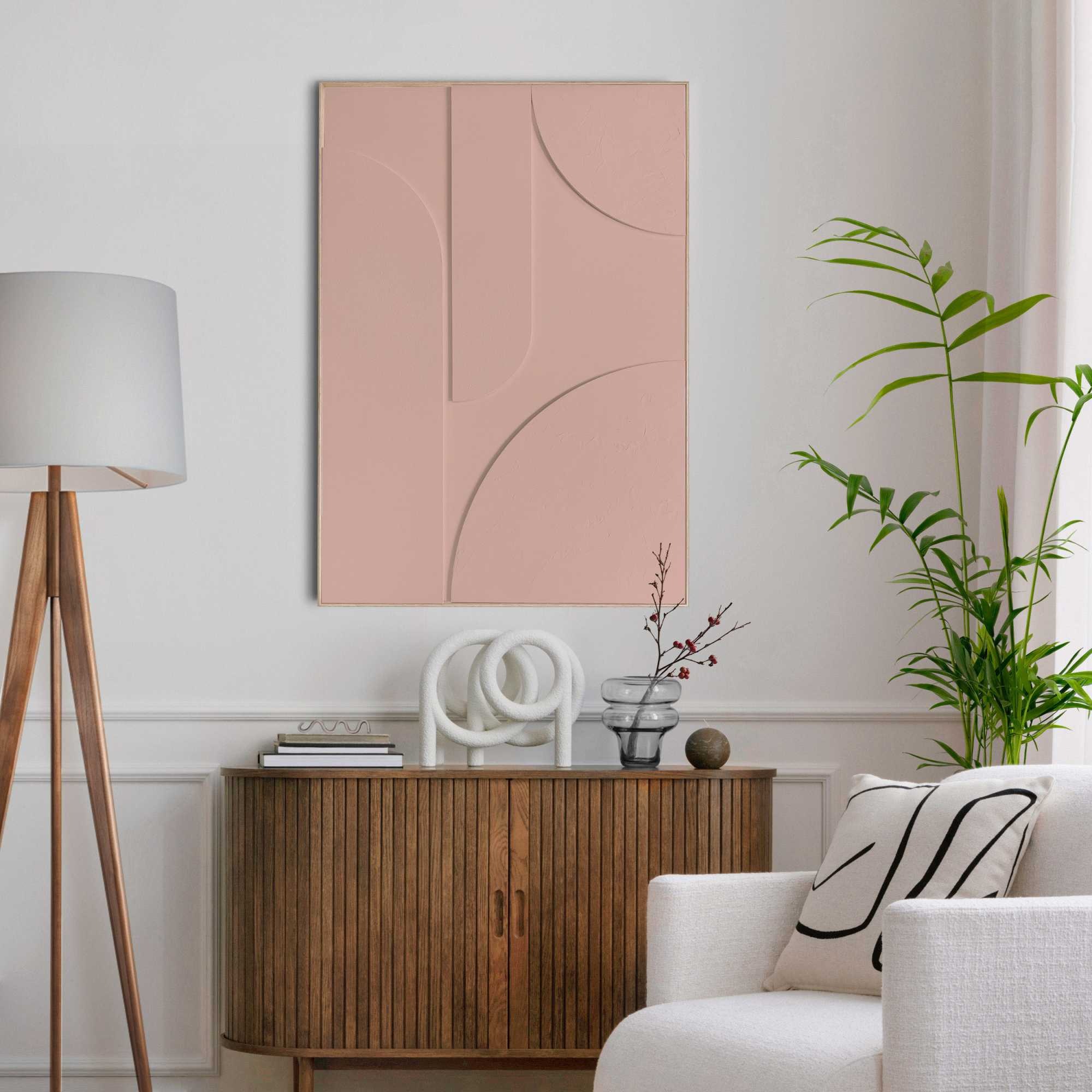Image of Reinders Wandbild "Saturn - terra/nude"
