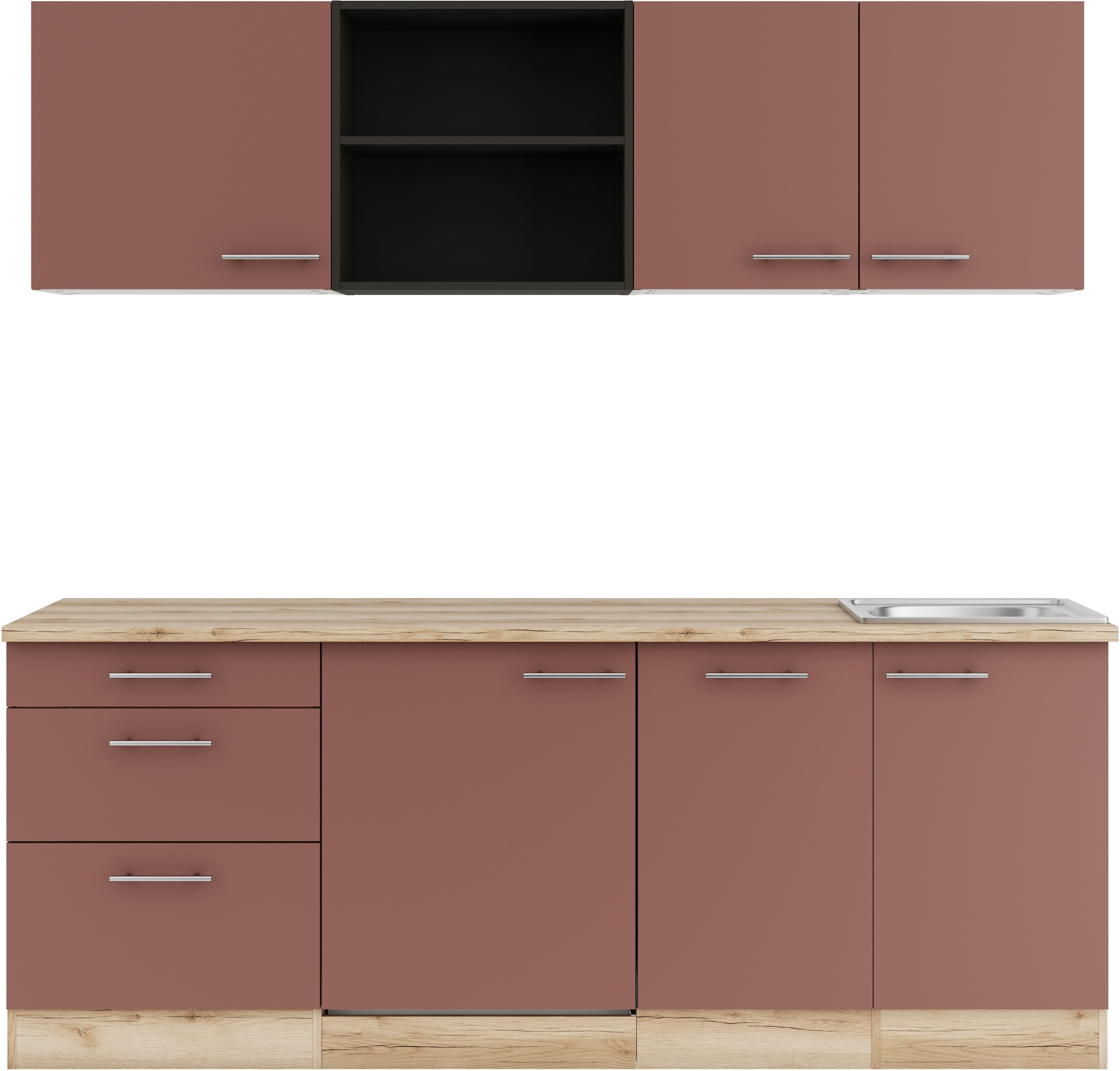 OPTIFIT Cuisine »Bella« Breite 210 cm, wahlweise mit E-Geräten