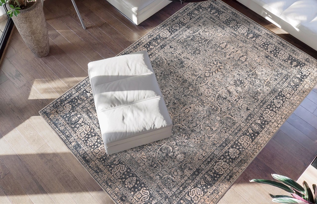 Image of me gusta Teppich "Faye 925" rechteckig 6 mm Höhe Flachgewebe, gedrucktes Motiv, Wohnzimmer