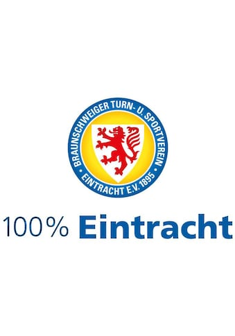 Wandtattoo »Eintracht Braunschweig 100%«, (1 St.)