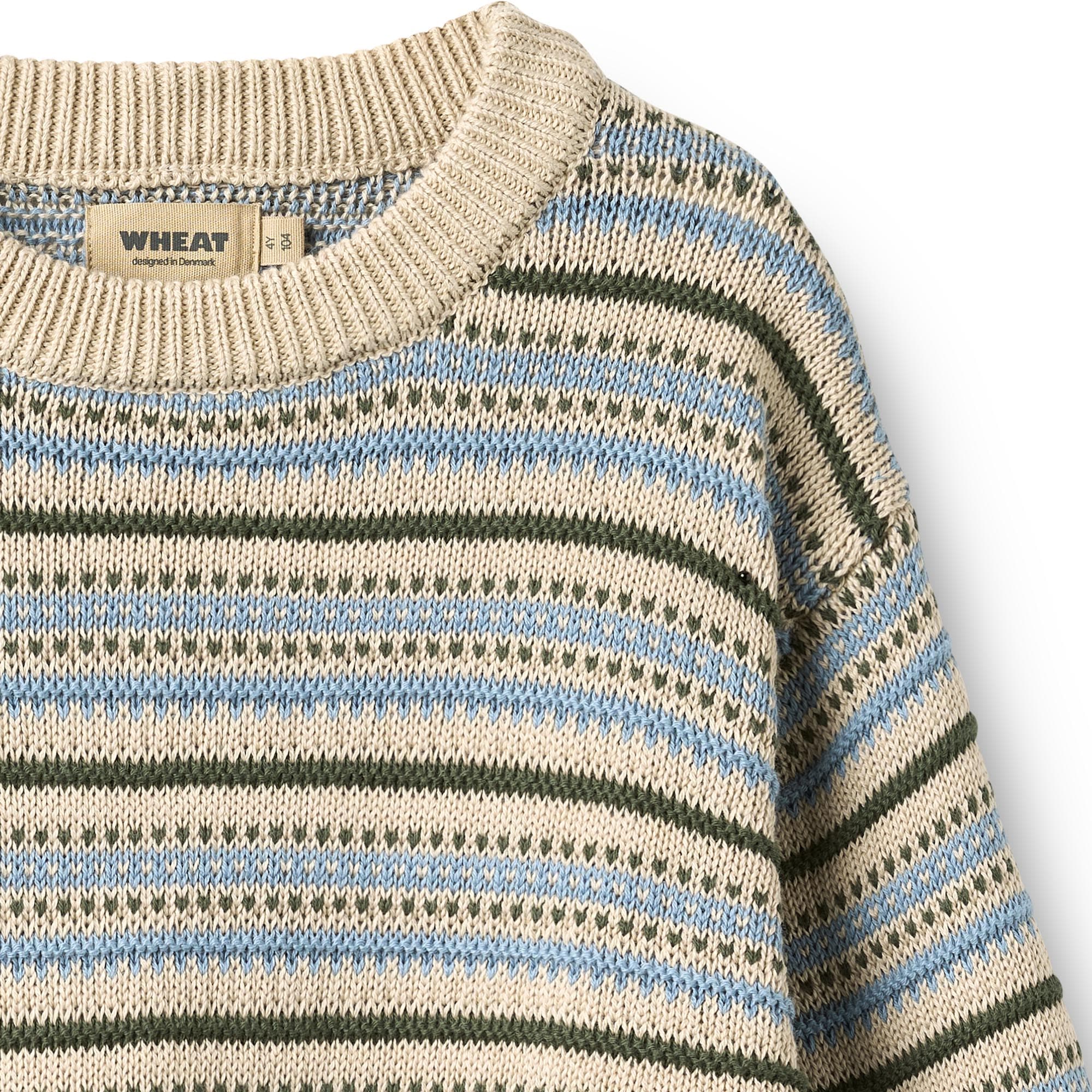 WHEAT Pull en tricot »Jacquard Pullover Harlow« Coton