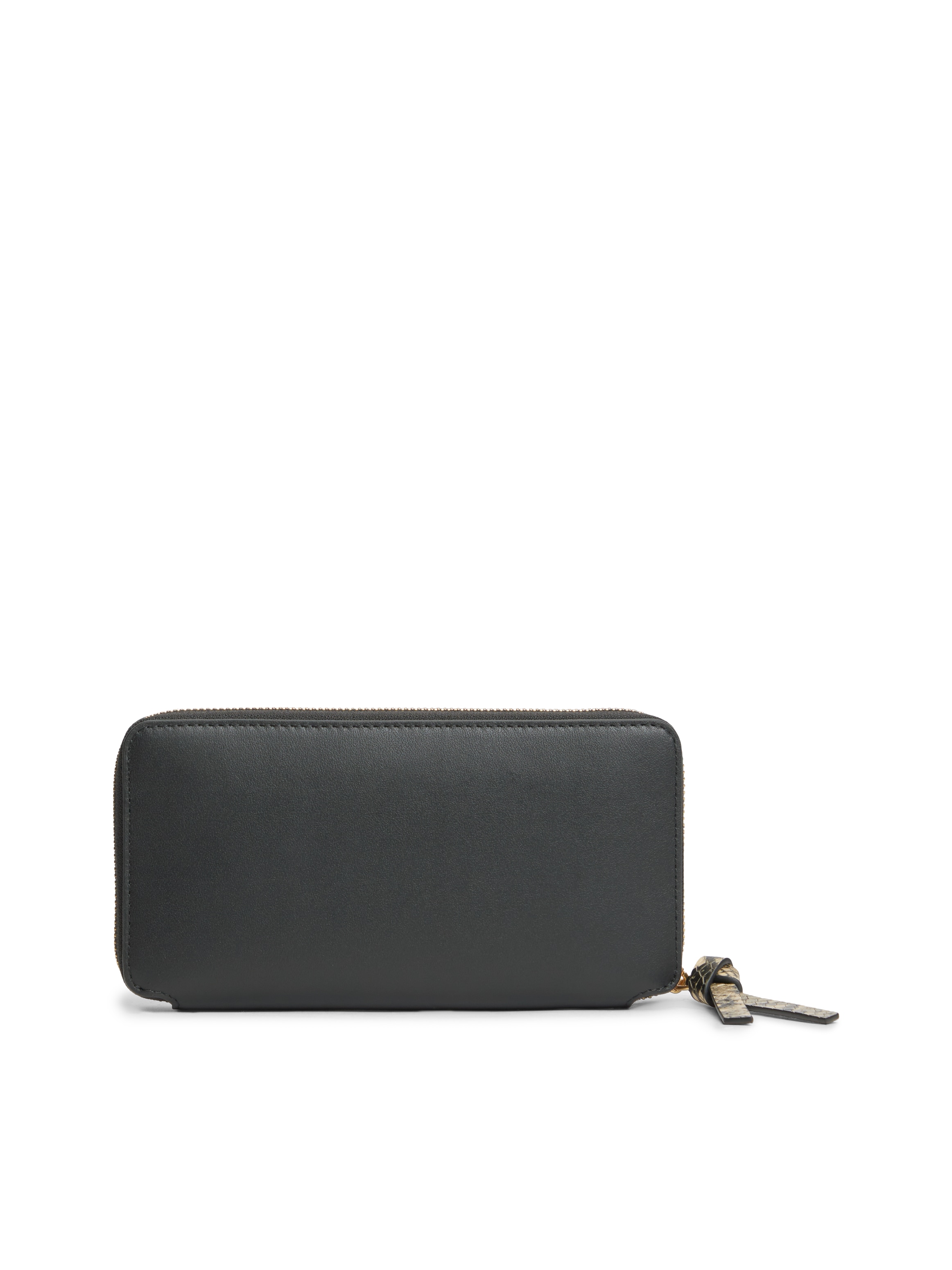 Tommy Hilfiger Porte-monnaie »TH LEATHER LRG ZA WALLET« Porte-monnaie pour femmes avec détail à effet reptile