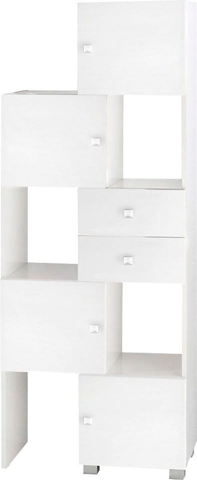 Image of Schildmeyer Schieberegal »Bozen«, Breite 38-68 cm, Badregal, 4 Türen & 2 Schubladen bei Ackermann Versand Schweiz