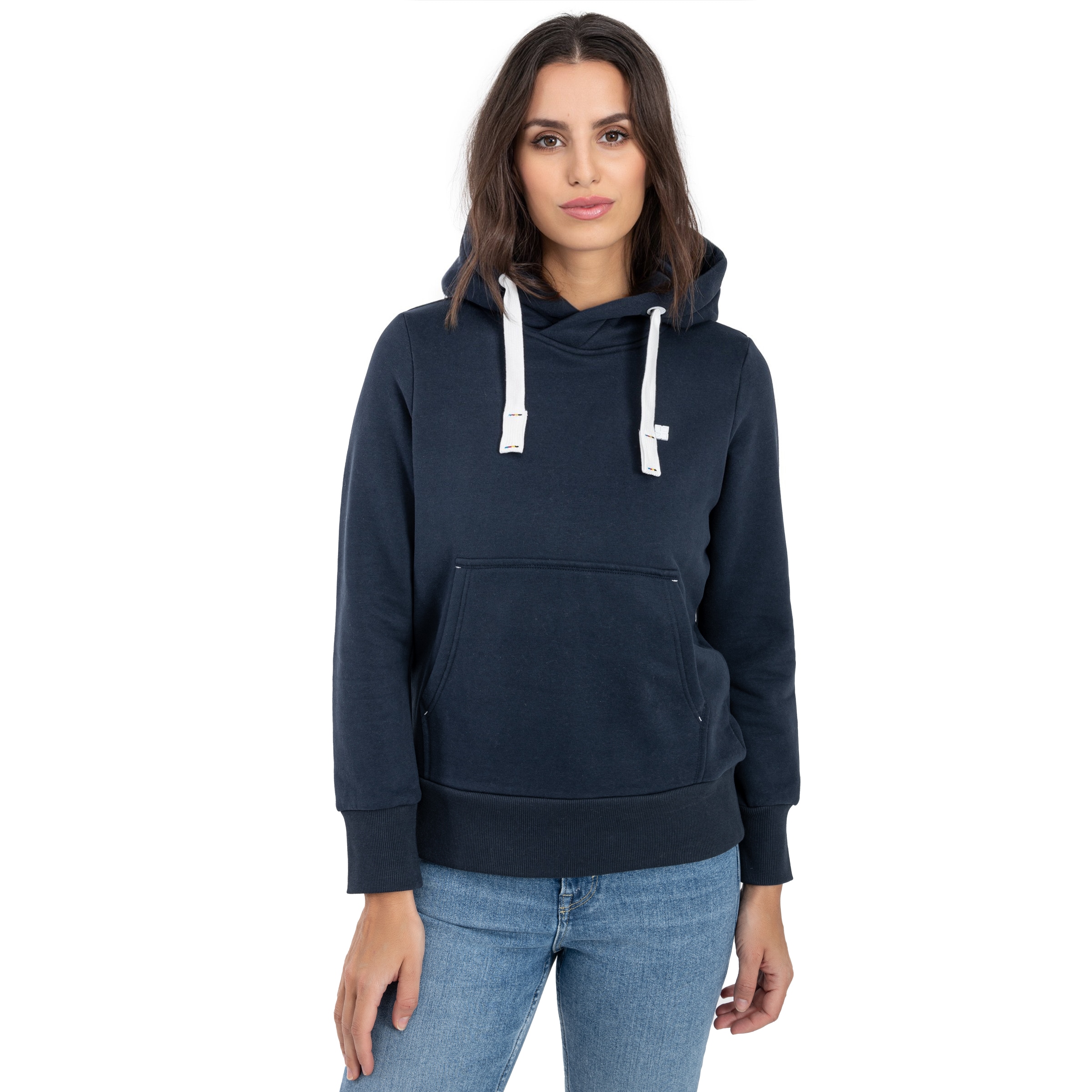 Kapuzensweatshirt »HildaCMYK II WOMEN«, weiche Fleecejacke mit Kängurutasche