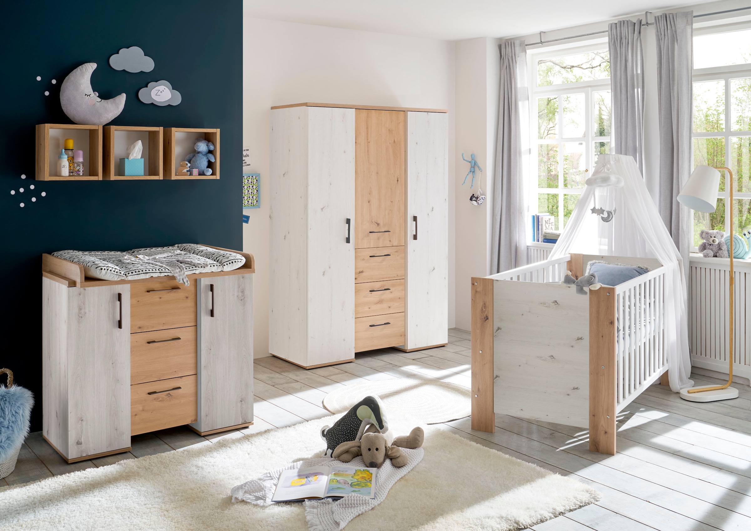 Mäusbacher Kinderregal »Micha« Set, 3 Stk. tlg. Ablageregal