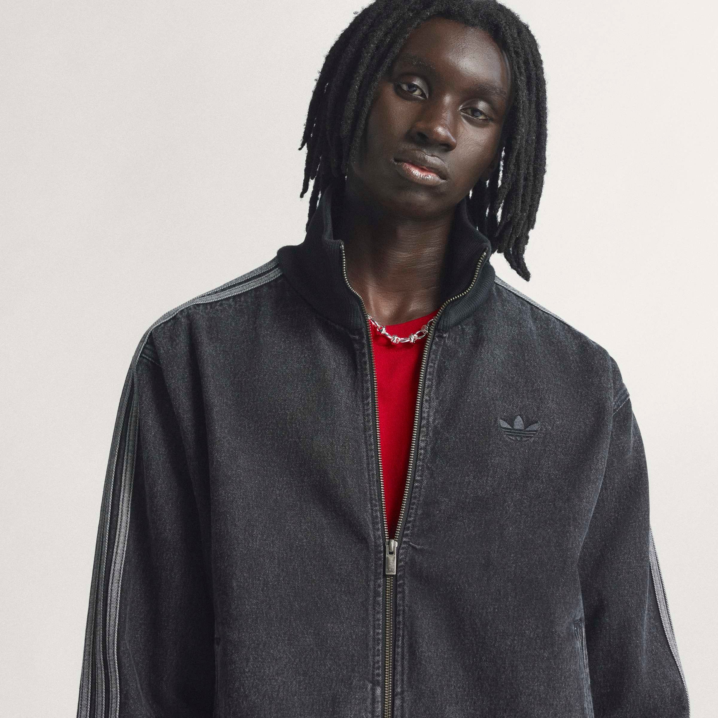 adidas Originals Jeansjacke »DENIM FB TT« mit Reissverschluss, aus Baumwolle