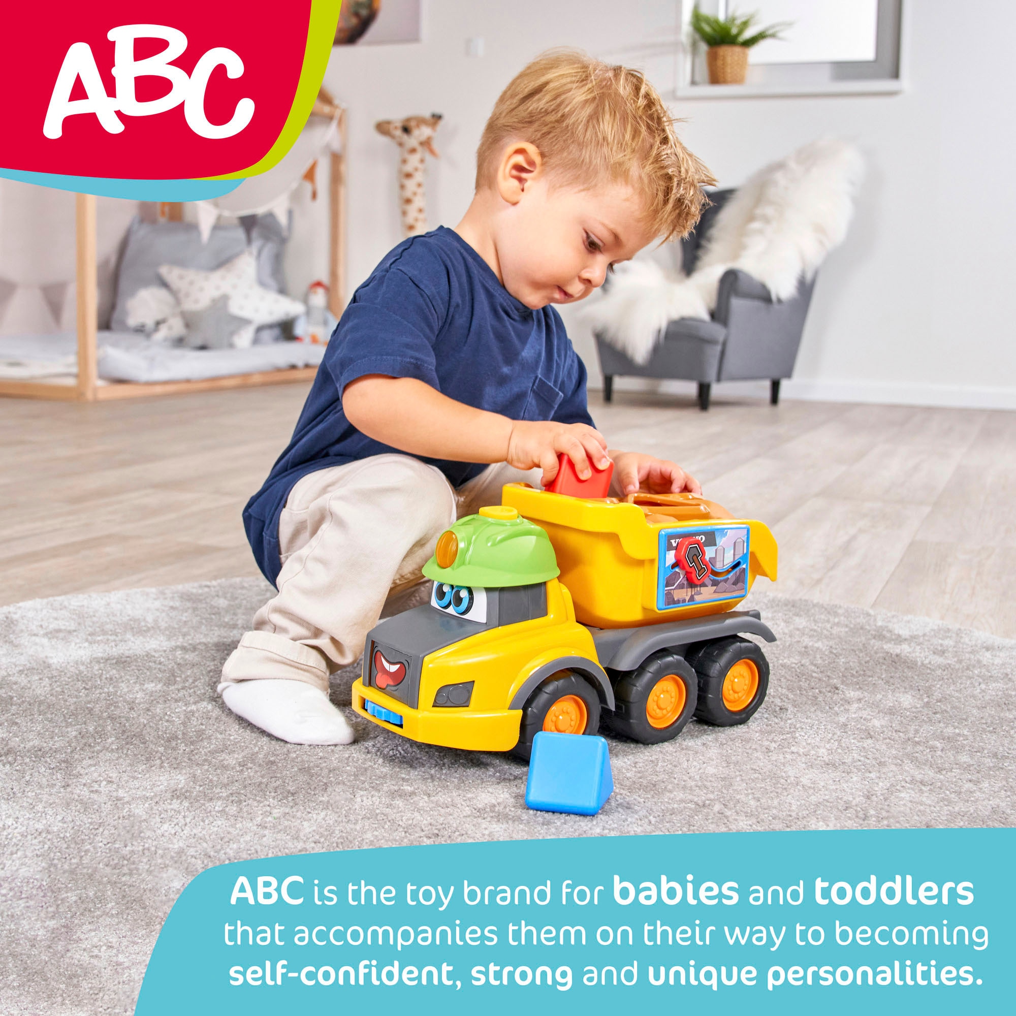 ABC Spielzeug-Radlader »ABC Lucy Loader«, mit mechanischer Hupe
