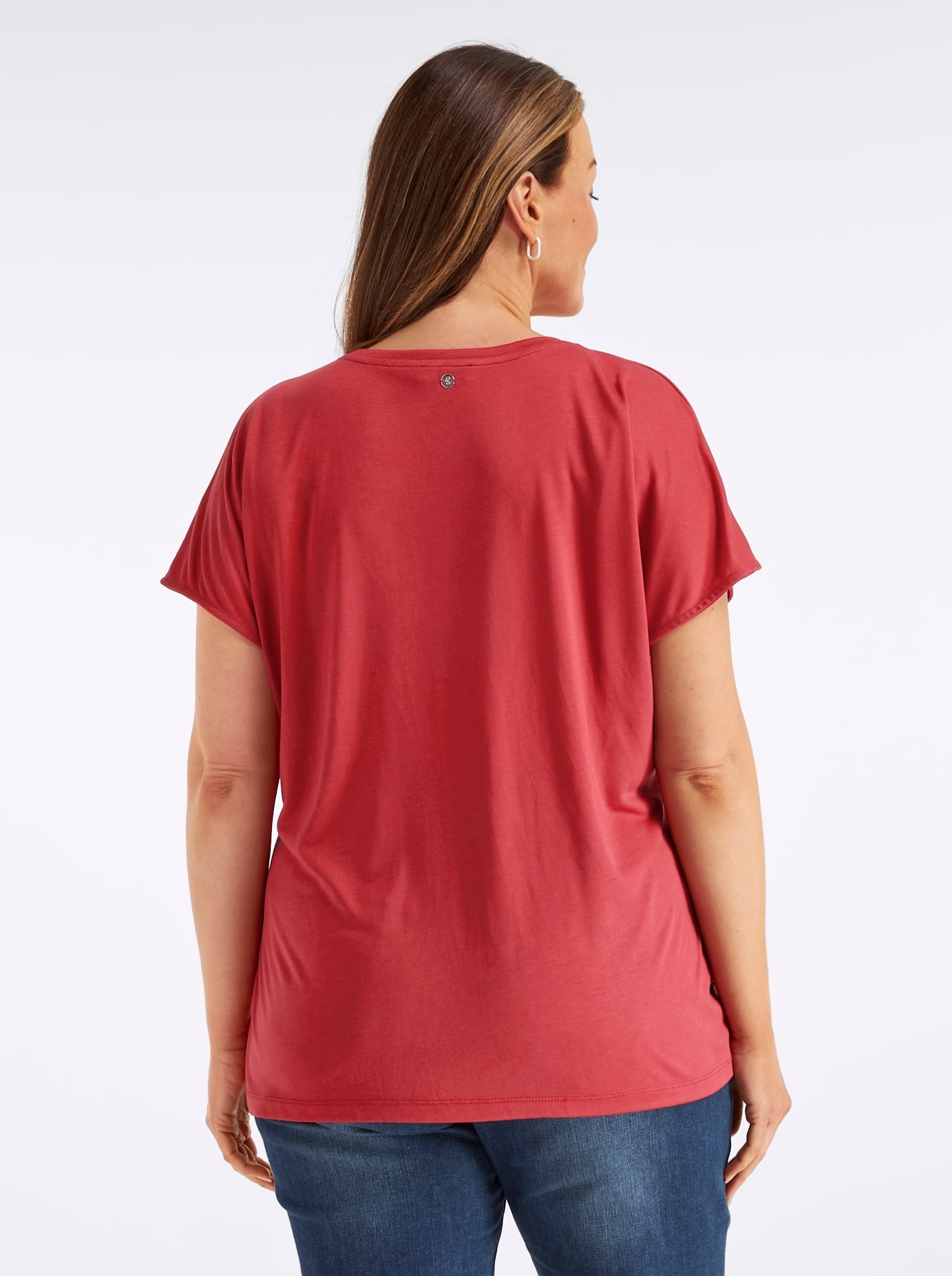 Sheego T-shirt »Halbarmshirt« 1