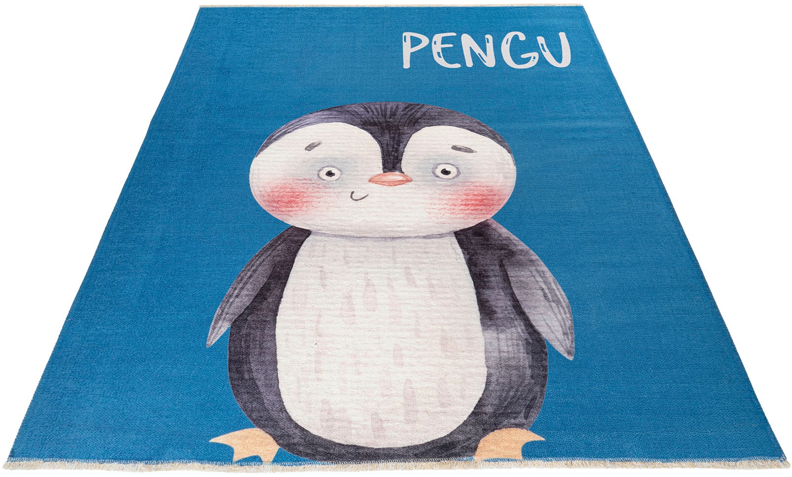 Image of Obsession Kinderteppich »My Greta 611«, rechteckig, 6 mm Höhe, Kurzflor, Motiv Pinguin, mit Fransen, Kinderzimmer bei Ackermann Versand Schweiz