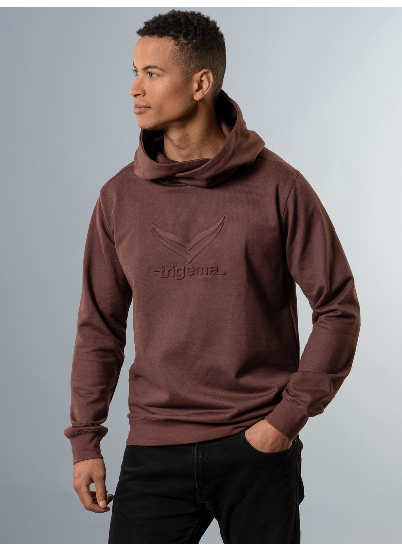 Trigema Kapuzensweatshirt »TRIGEMA Kapuzenpullover mit grossem 3D-Motiv«