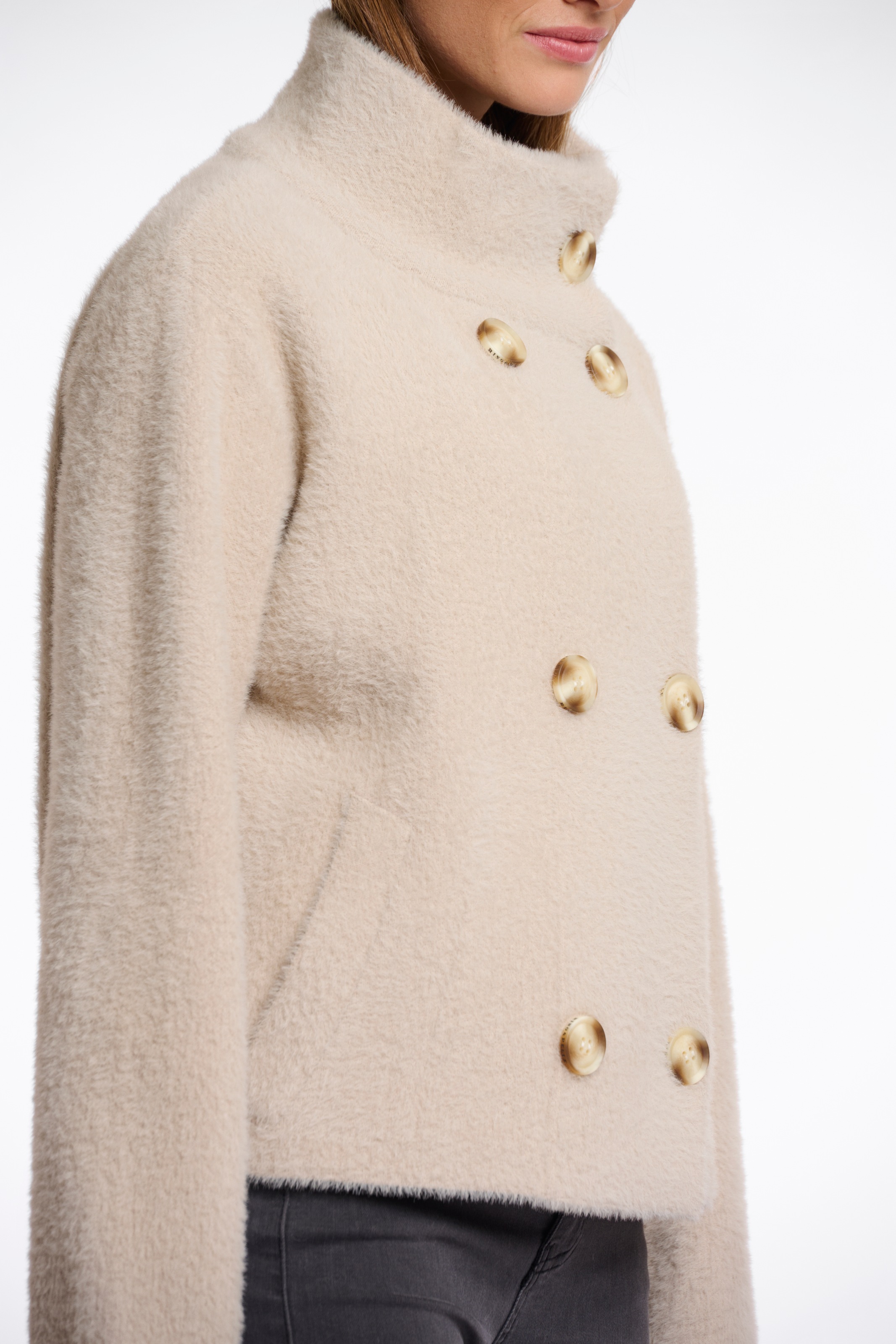 Rino & Pelle Kurzjacke, mit Stehkragen
