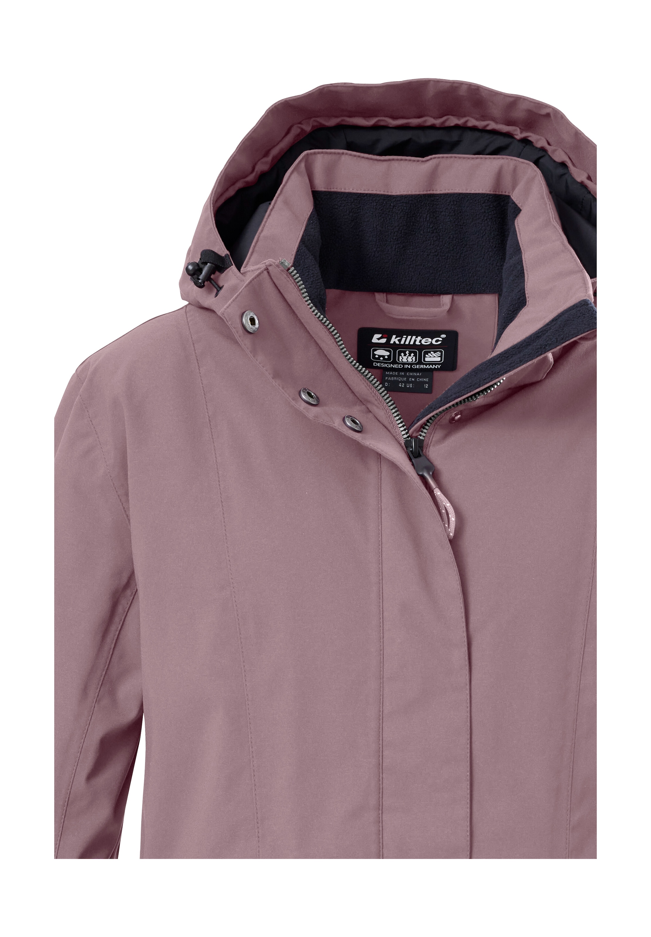 Killtec Veste fonctionnelle »Damen Jacke« veste femme imperméable et respirante avec capuche amovible