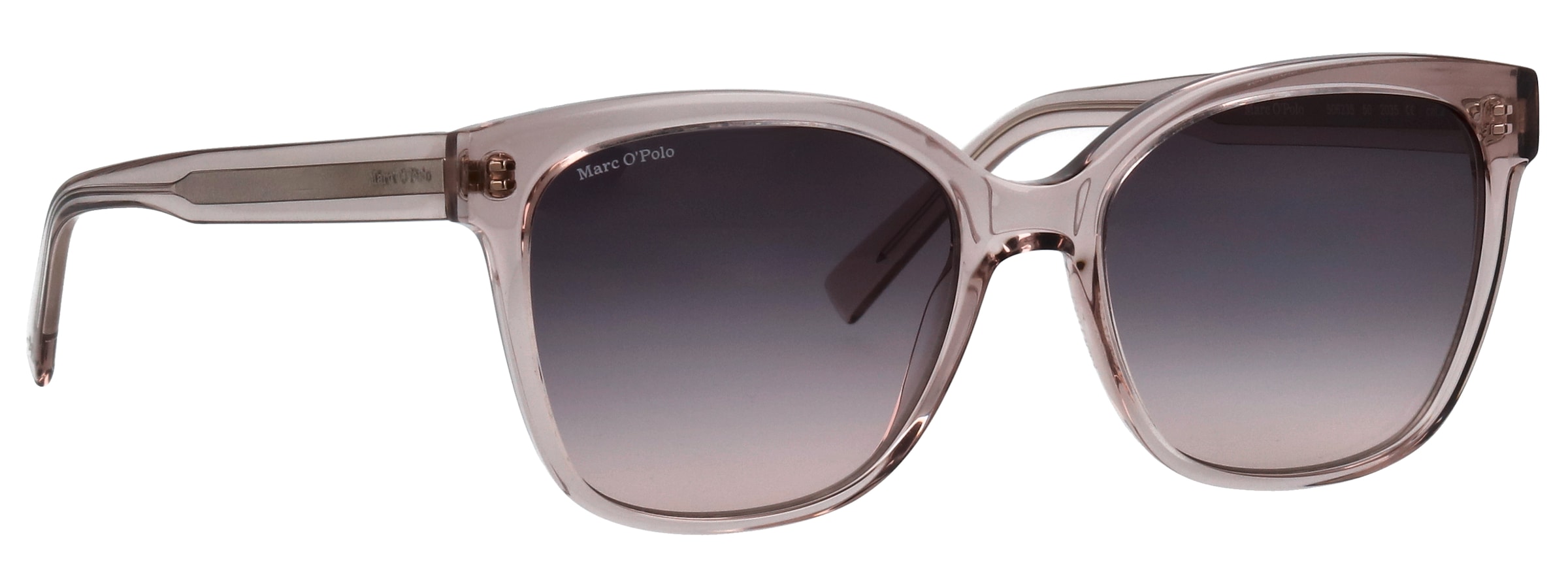 Marc O'Polo Lunettes de soleil »Modell 506235« Form Butterfly, Logoschriftzug auf Bügel, Kunststofffassung